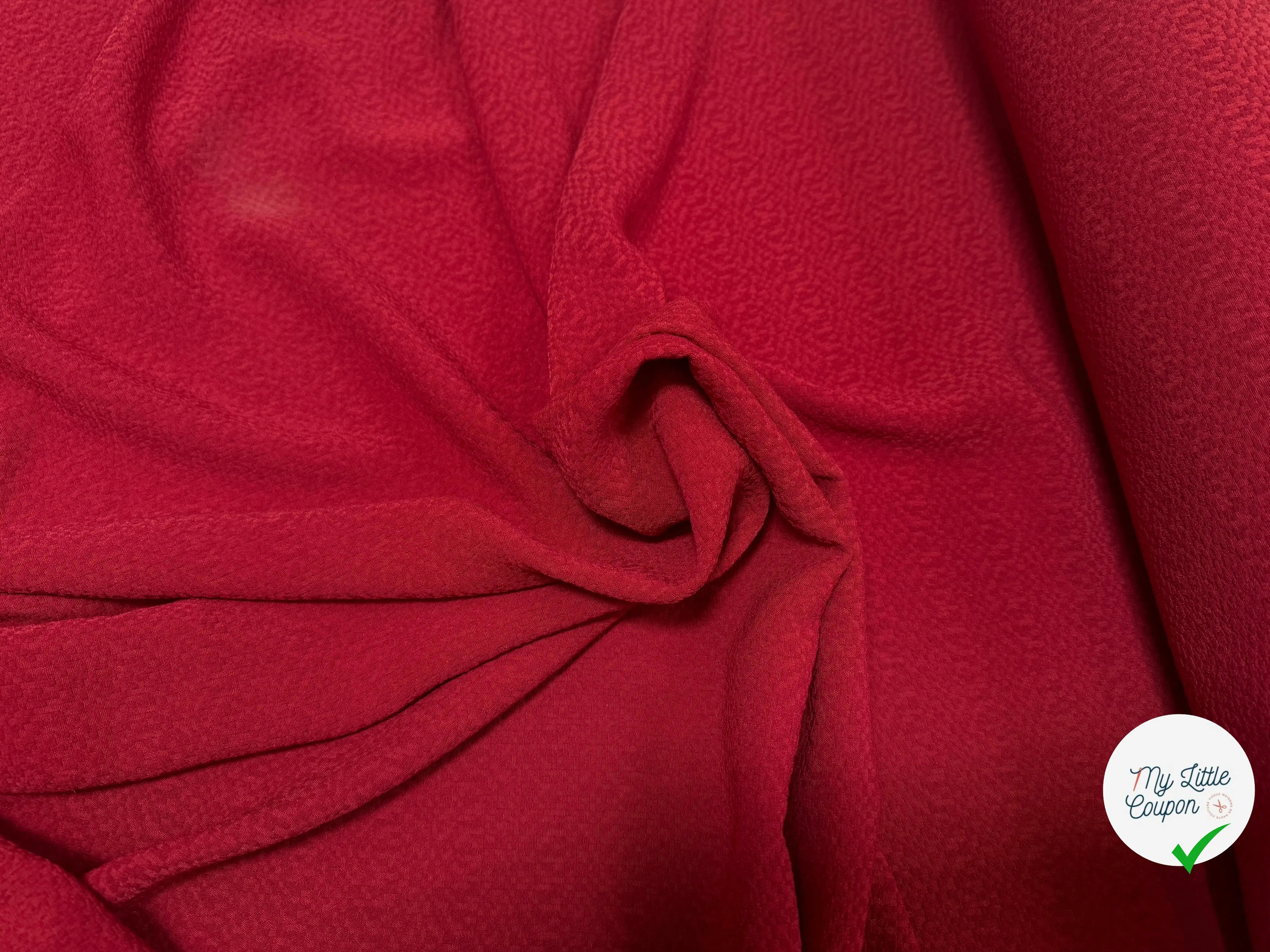 CREPE GAUFFRÉ ROUGE - My Little Coupon