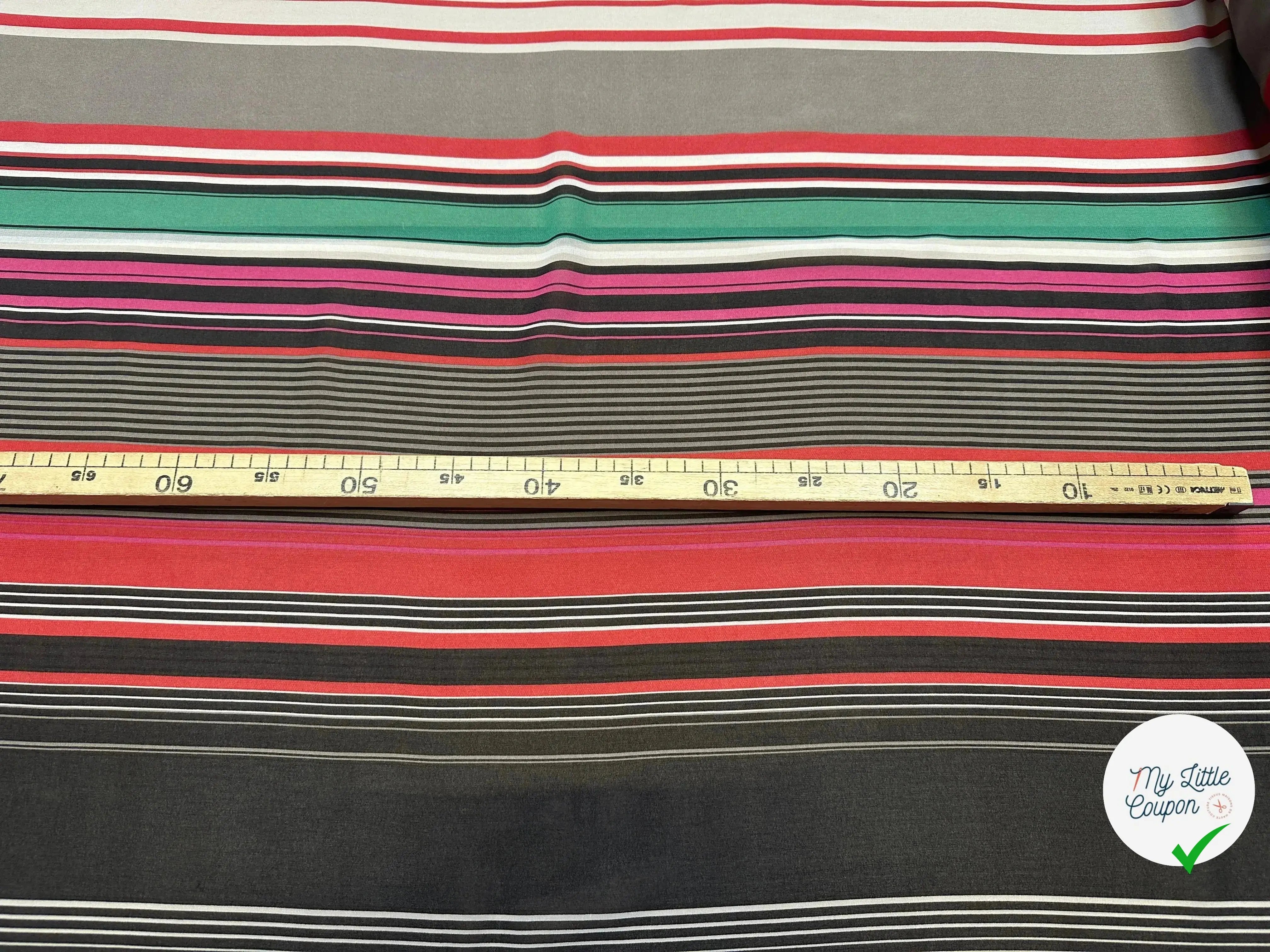 CREPE GEORGETTE STRIPES - My Little Coupon