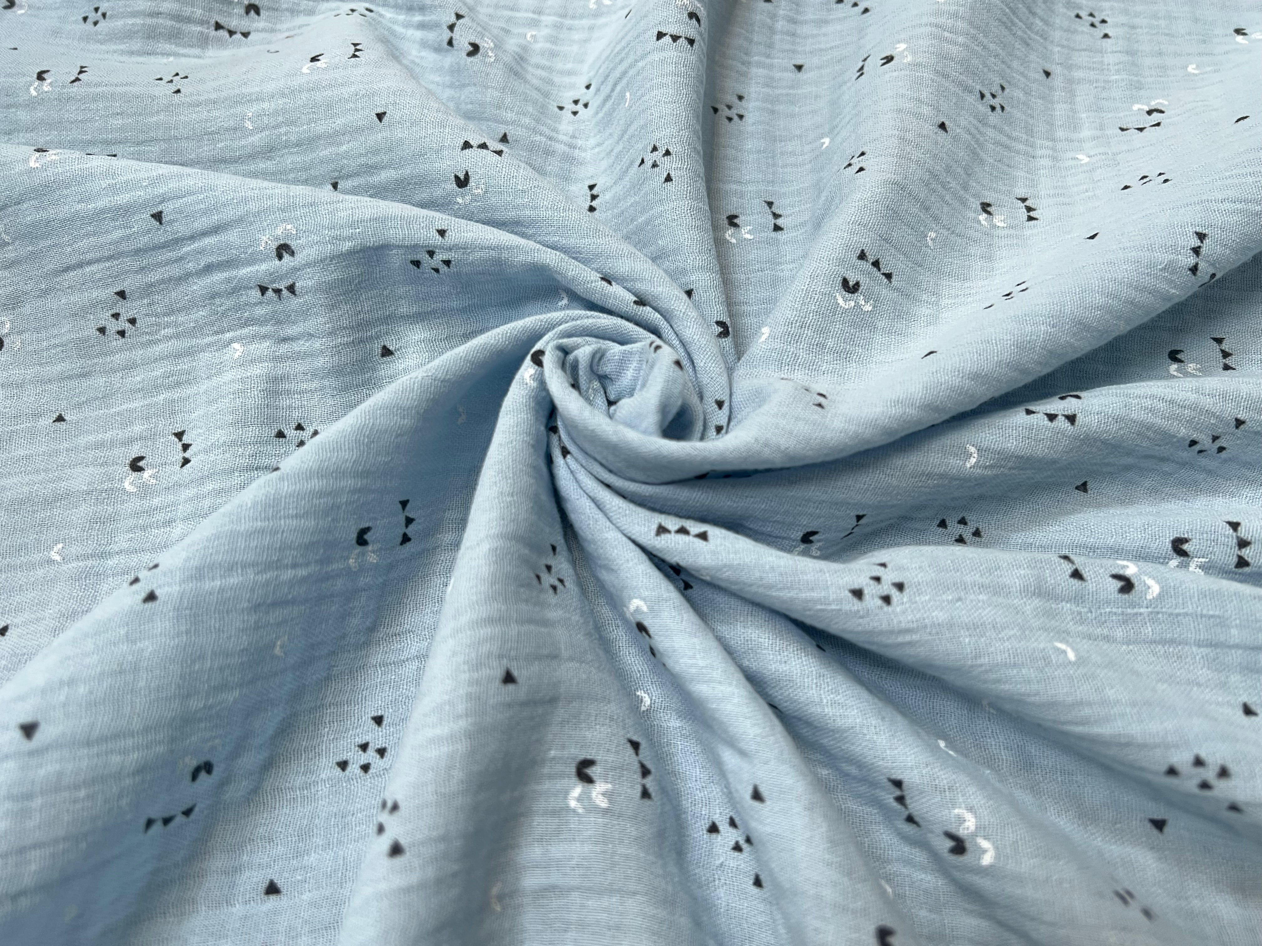 DOUBLE GAZE GAUFREE MAELOU GLACIER/BLANC MAT 130 - My Little Coupon