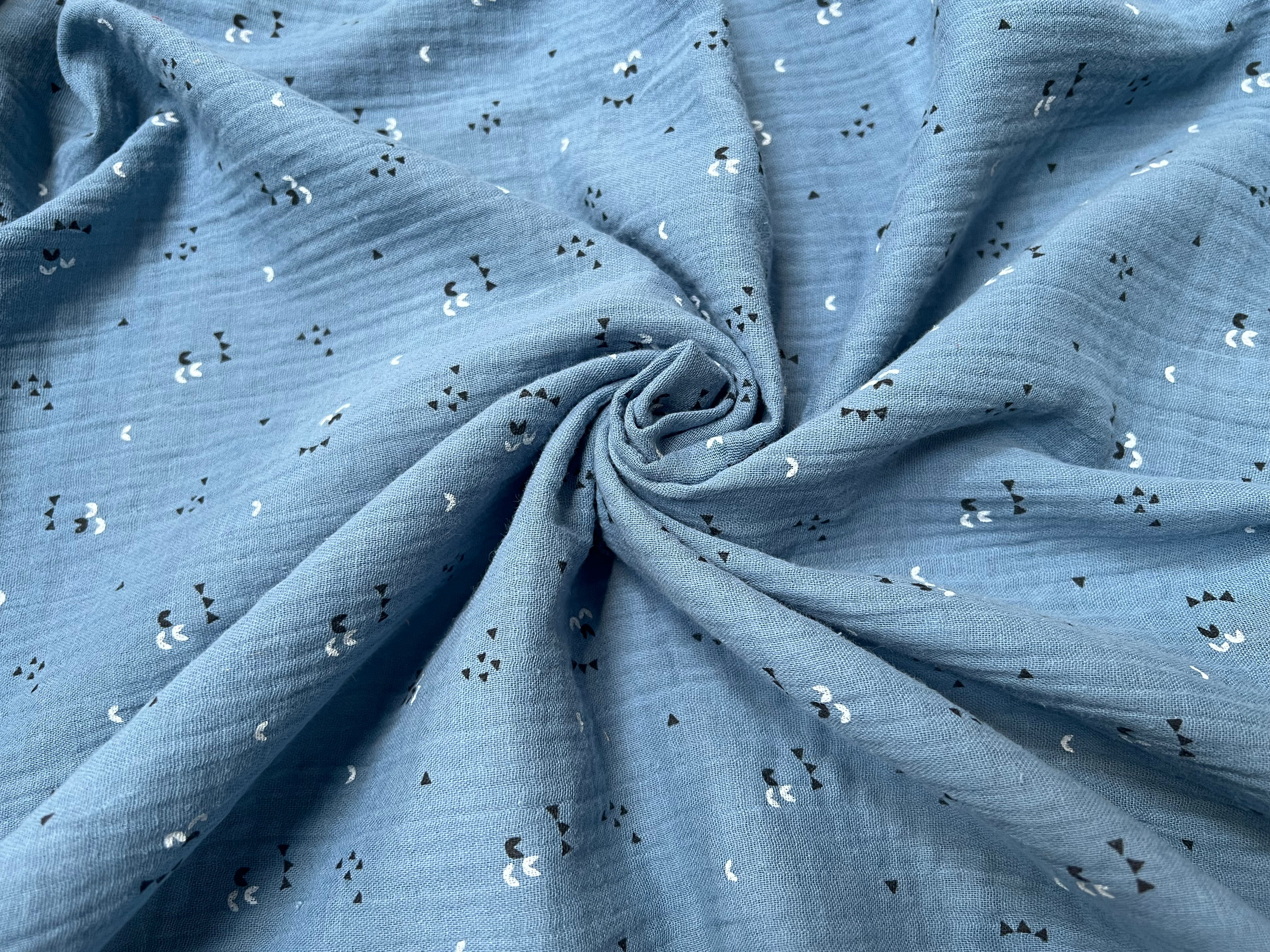 (Chute) DOUBLE GAZE GAUFREE MAELOU JEAN / BLANC MAT 130 - My Little Coupon