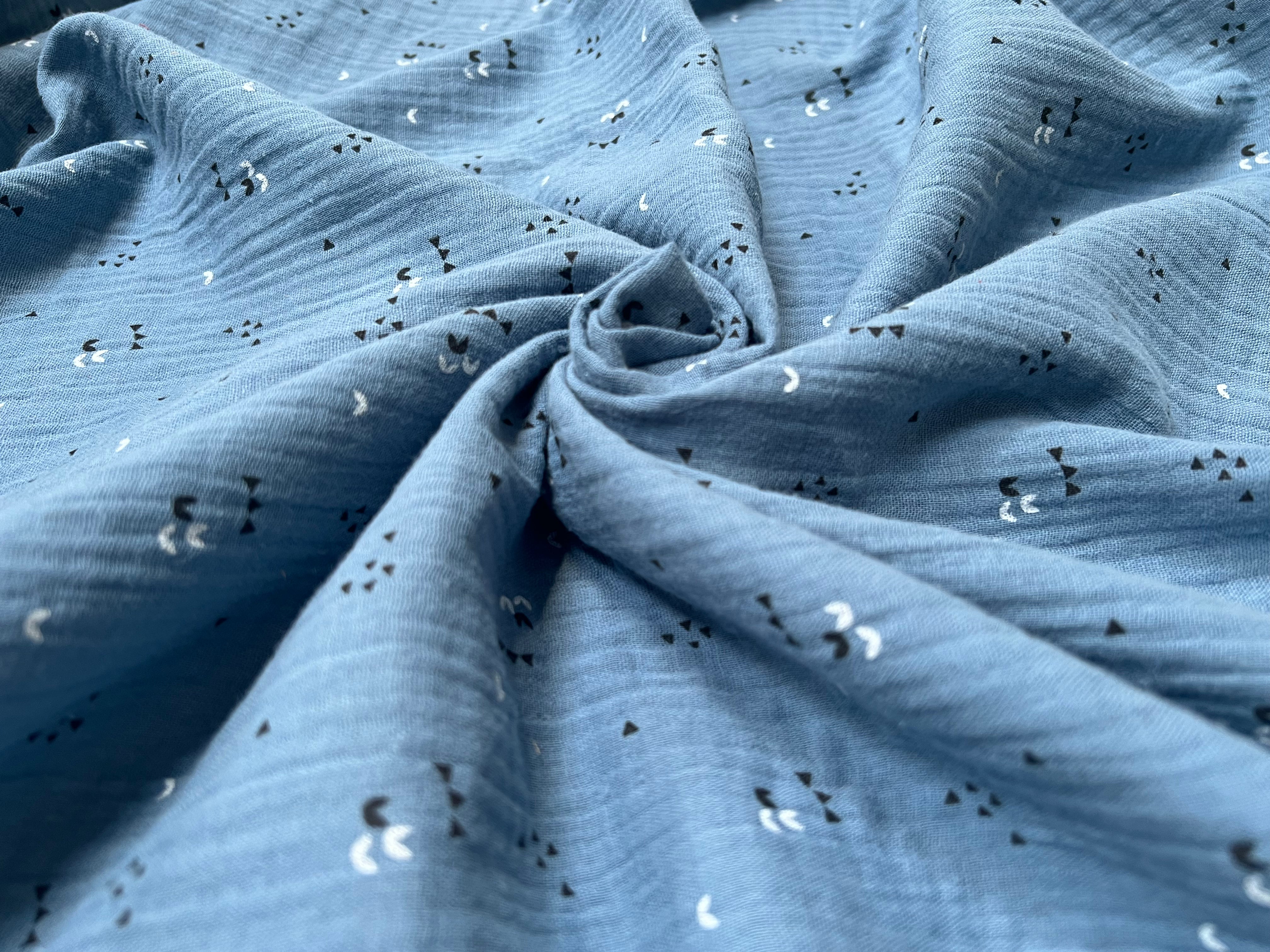 (Chute) DOUBLE GAZE GAUFREE MAELOU JEAN / BLANC MAT 130 - My Little Coupon