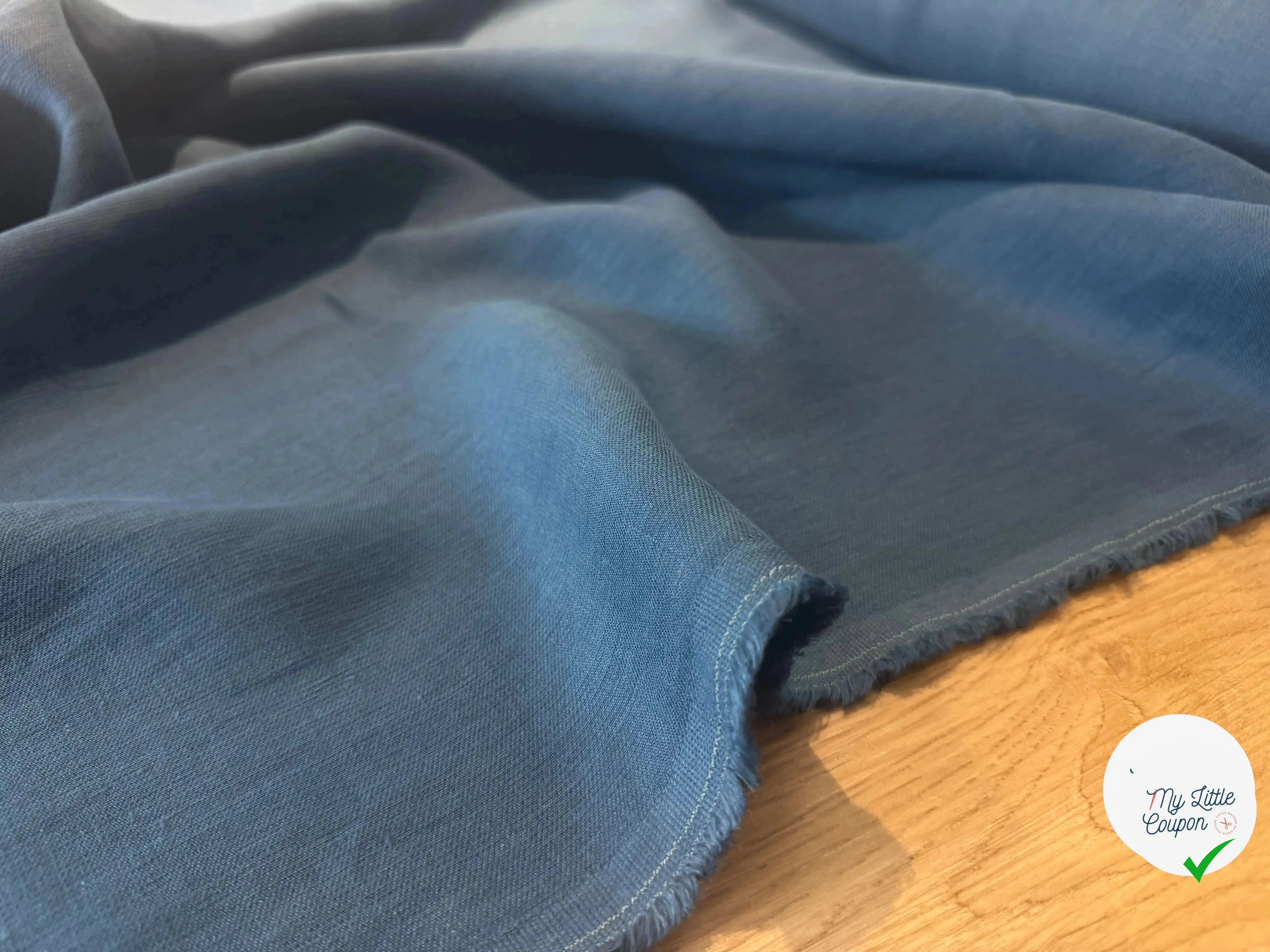 DOUBLE LINEN, Opal Blue - My Little Coupon