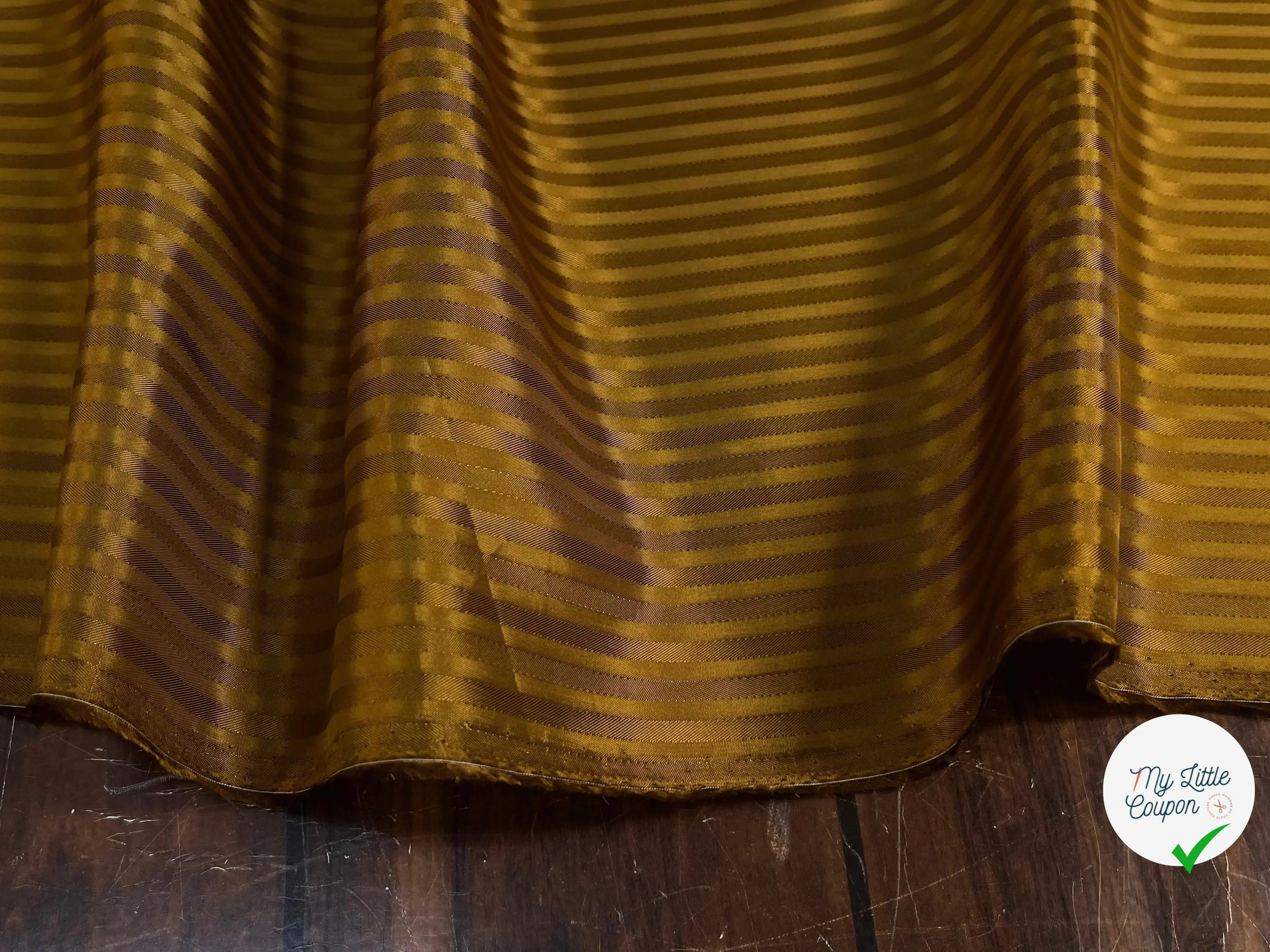 DOUBLURE JACQUARD RAYURES PAIN D'EPICE - My Little Coupon