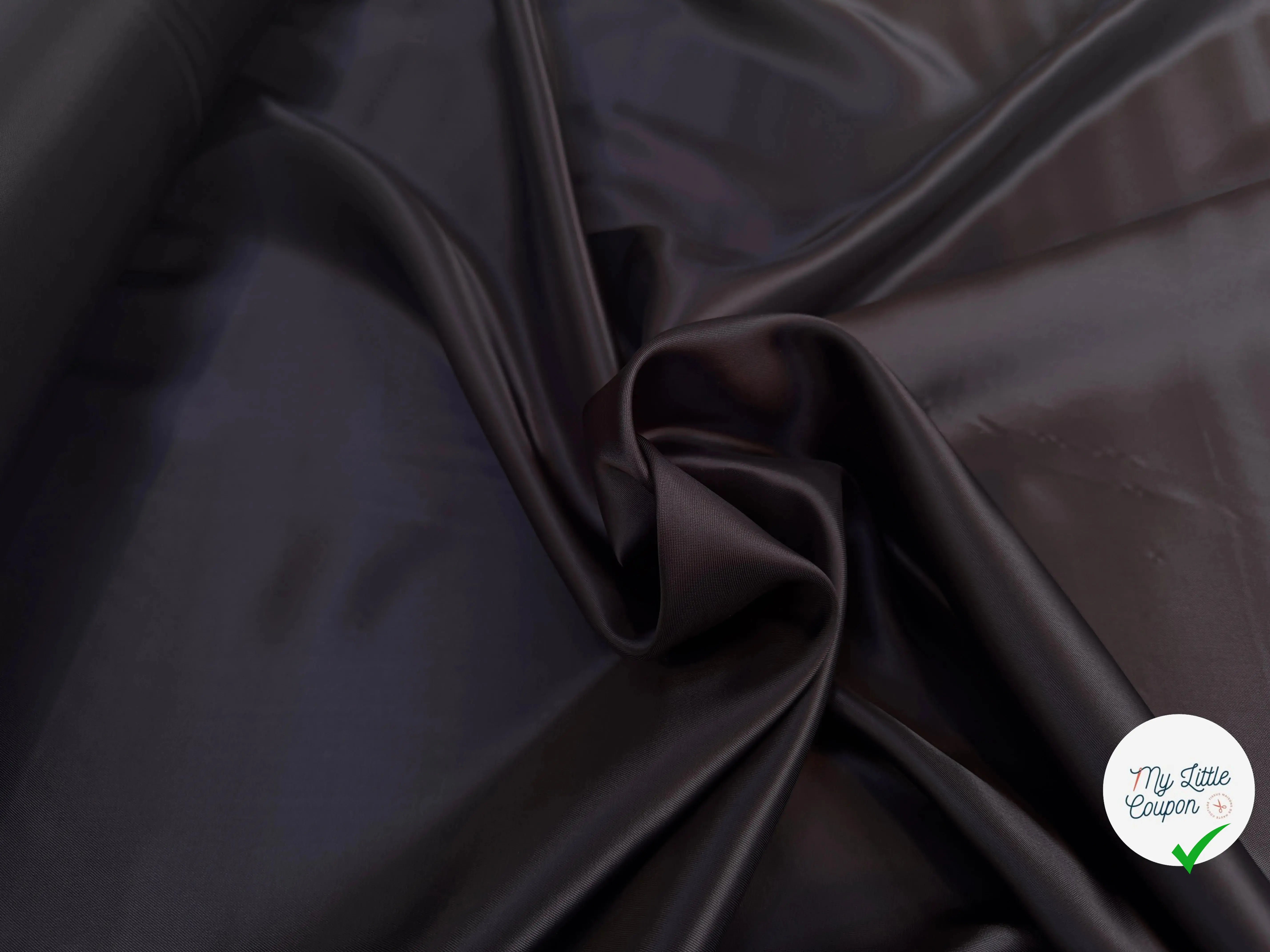 DOUBLURE SERGÉ SUBLIME BLEU MARINE 100% VISCOSE - My Little Coupon