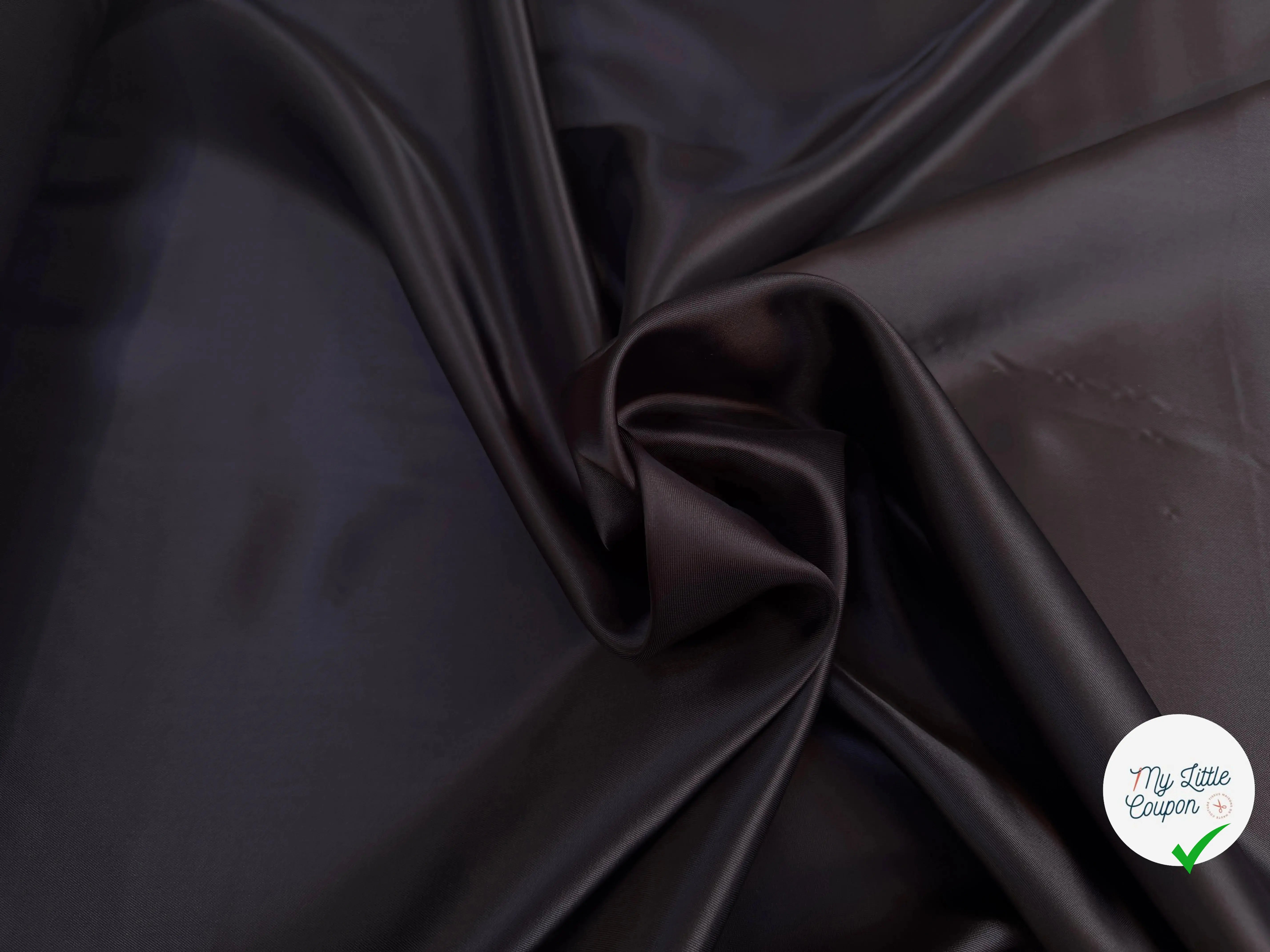 DOUBLURE SERGÉ SUBLIME BLEU MARINE 100% VISCOSE - My Little Coupon