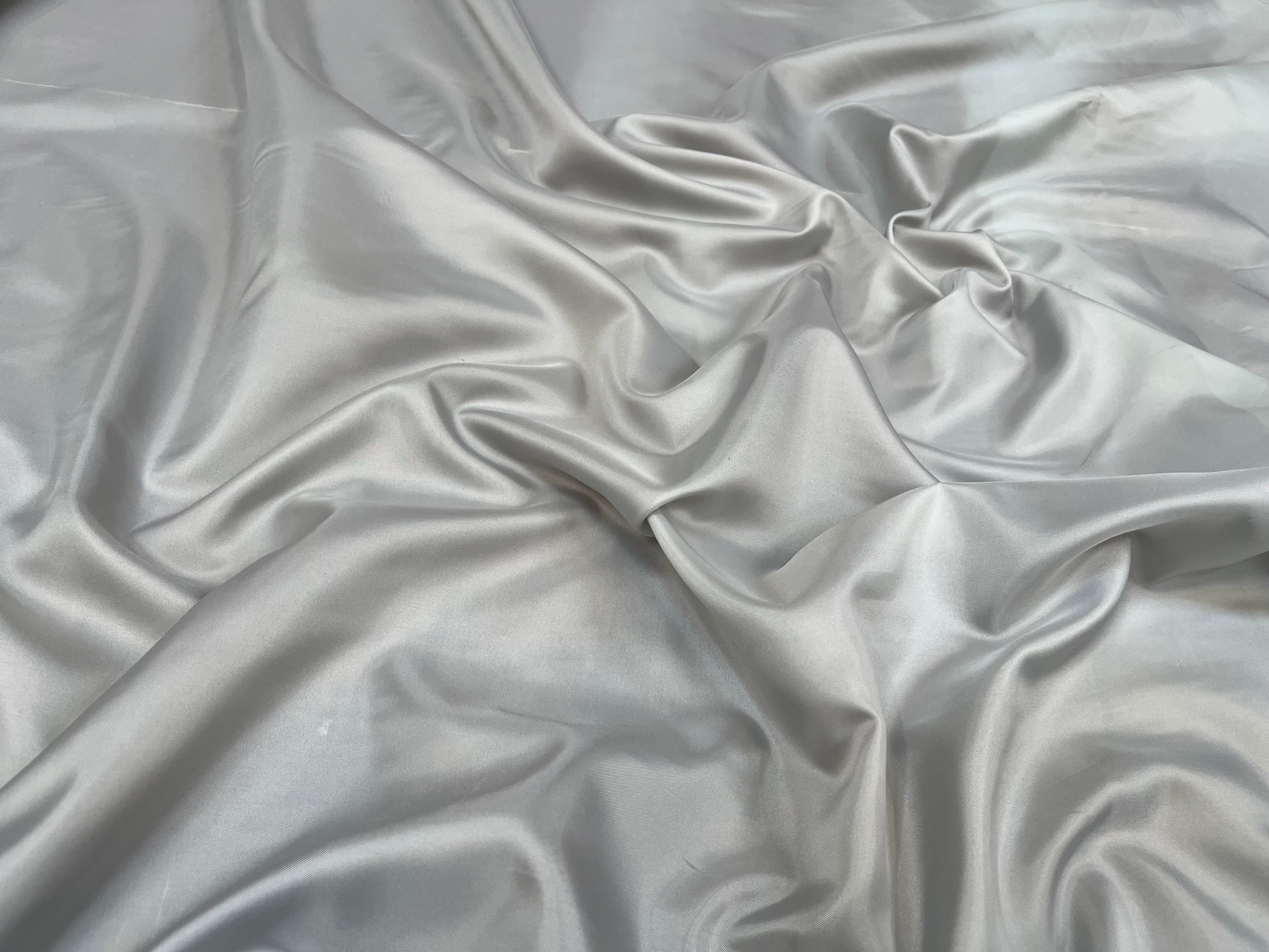 (Chute) DOUBLURE UNIE TAFFETAS GRIS BLEU POLYESTER - My Little Coupon