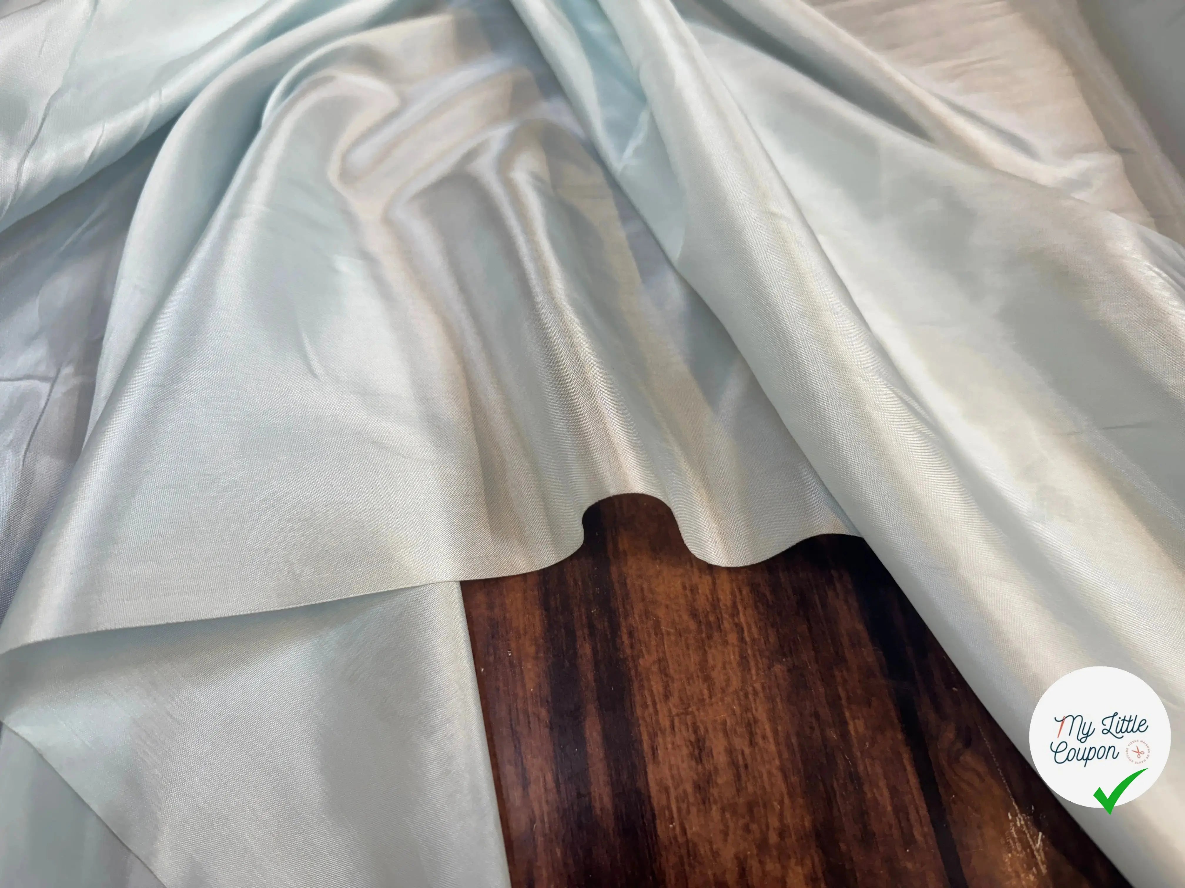 DOUBLURE VISCOSE BLEU BEBE - My Little Coupon