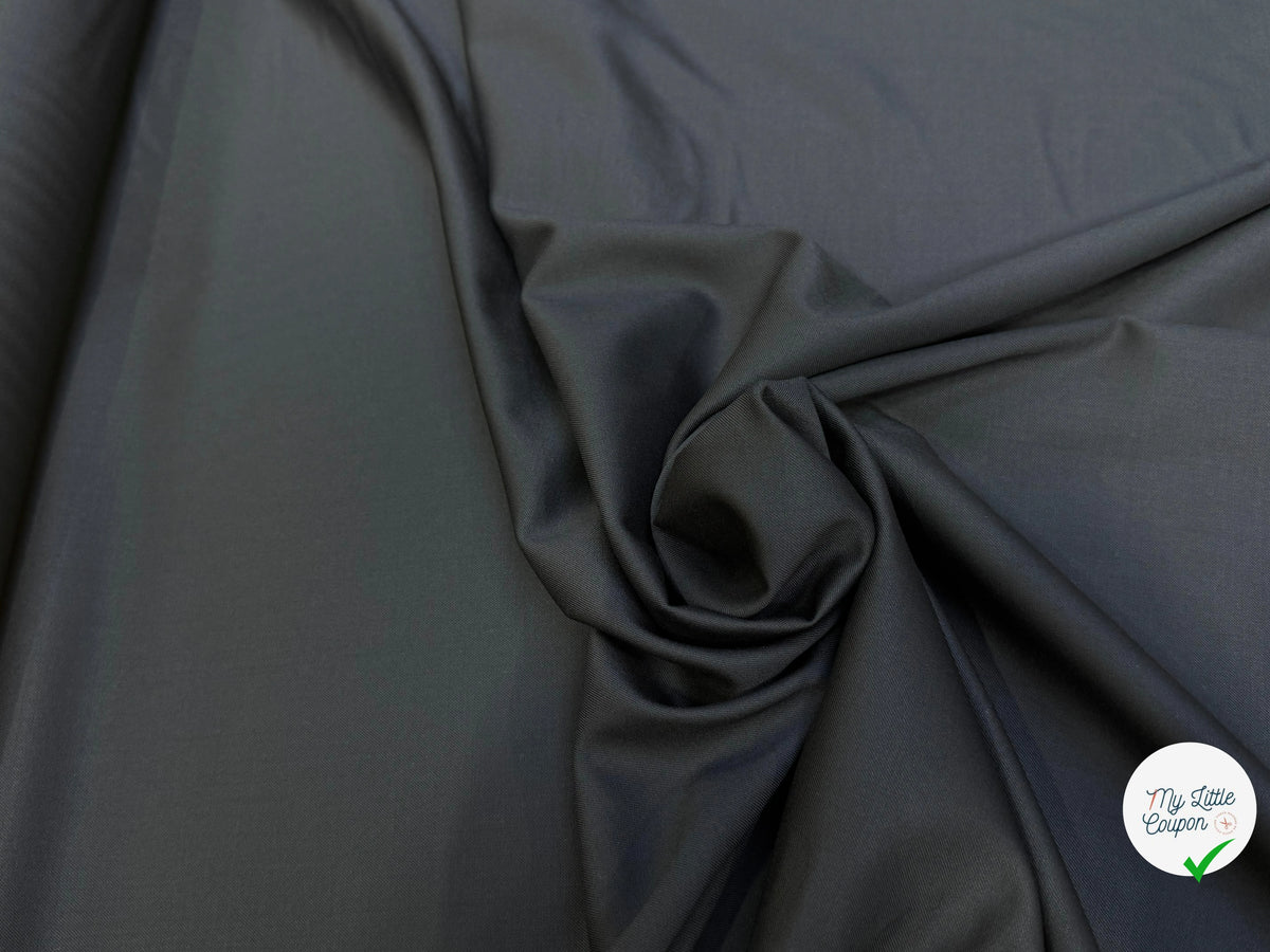 (Chute) DRAPERIE DE LAINE RICHE SUPER 100'S NOIR - My Little Coupon