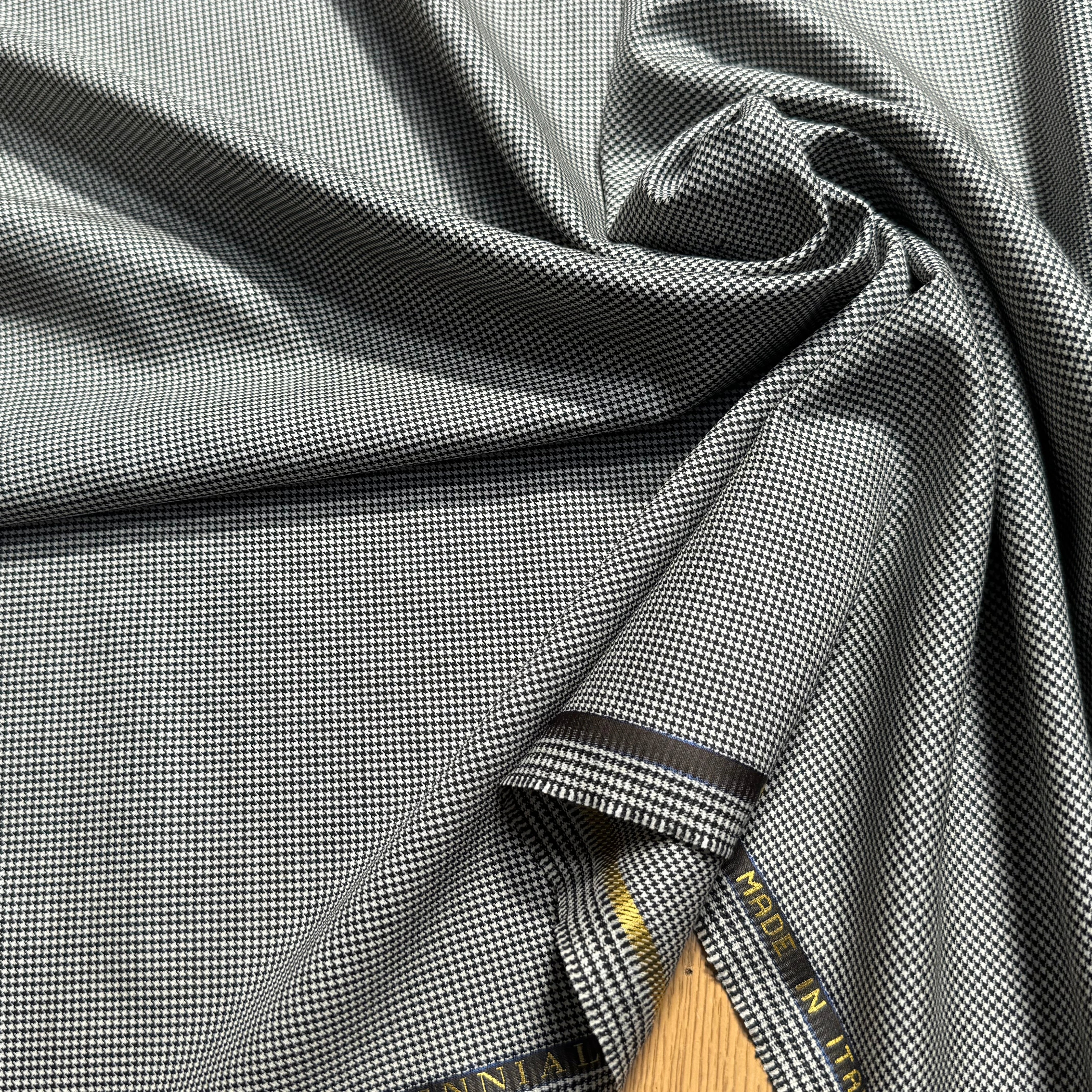 (Chute) DRAPERIE DE LAINE SUPER 110'S MADE IN ITALY PIED POULE TRÈS ÉLÉGANT - My Little Coupon