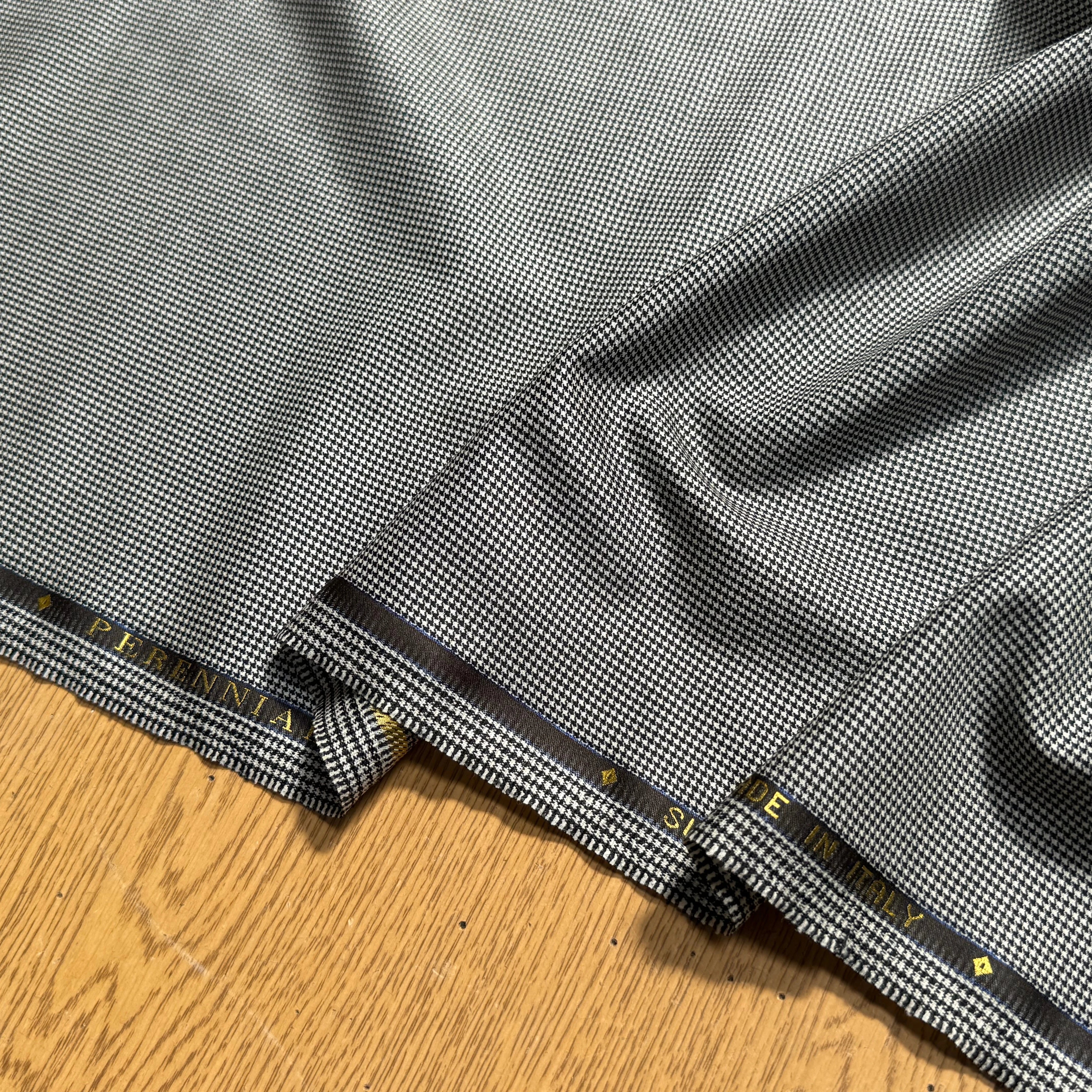 (Chute) DRAPERIE DE LAINE SUPER 110'S MADE IN ITALY PIED POULE TRÈS ÉLÉGANT - My Little Coupon