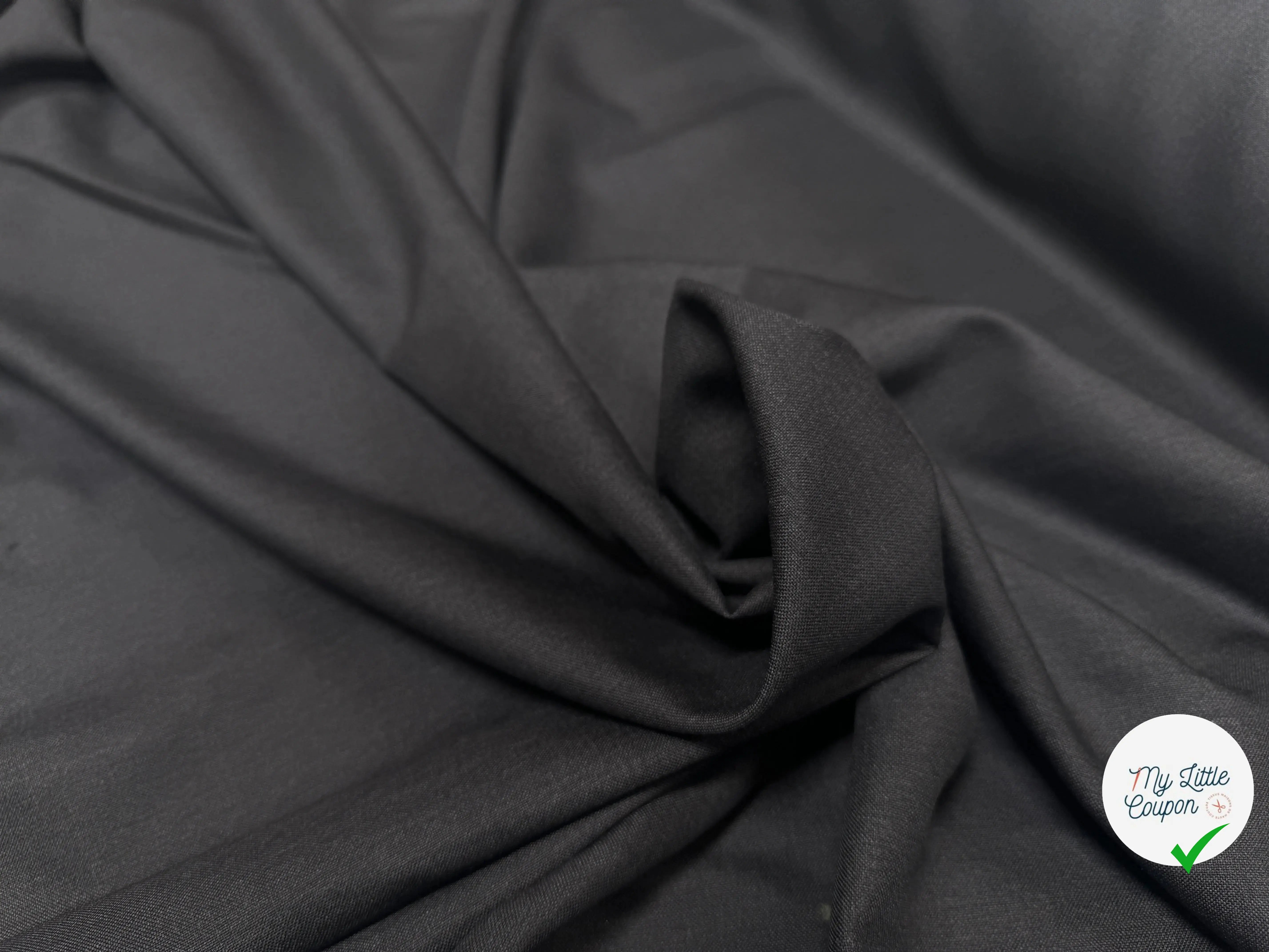 DRAPERIE GRISE 100% LAINE FABRICATION ITALIENNE - My Little Coupon