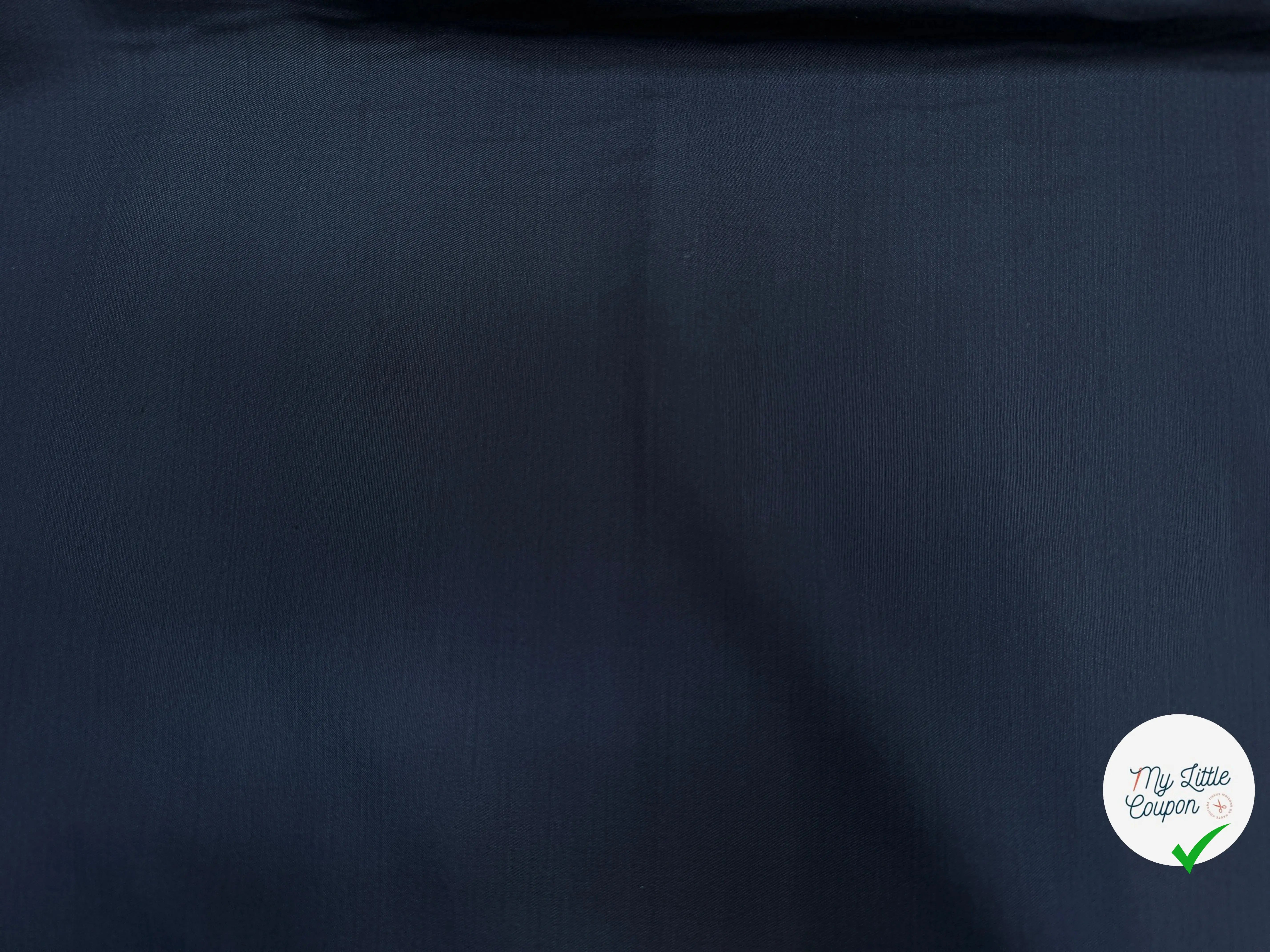 DRAPERIE ITALIENNE LAINE BLEU MARINE MARZOTTO - My Little Coupon