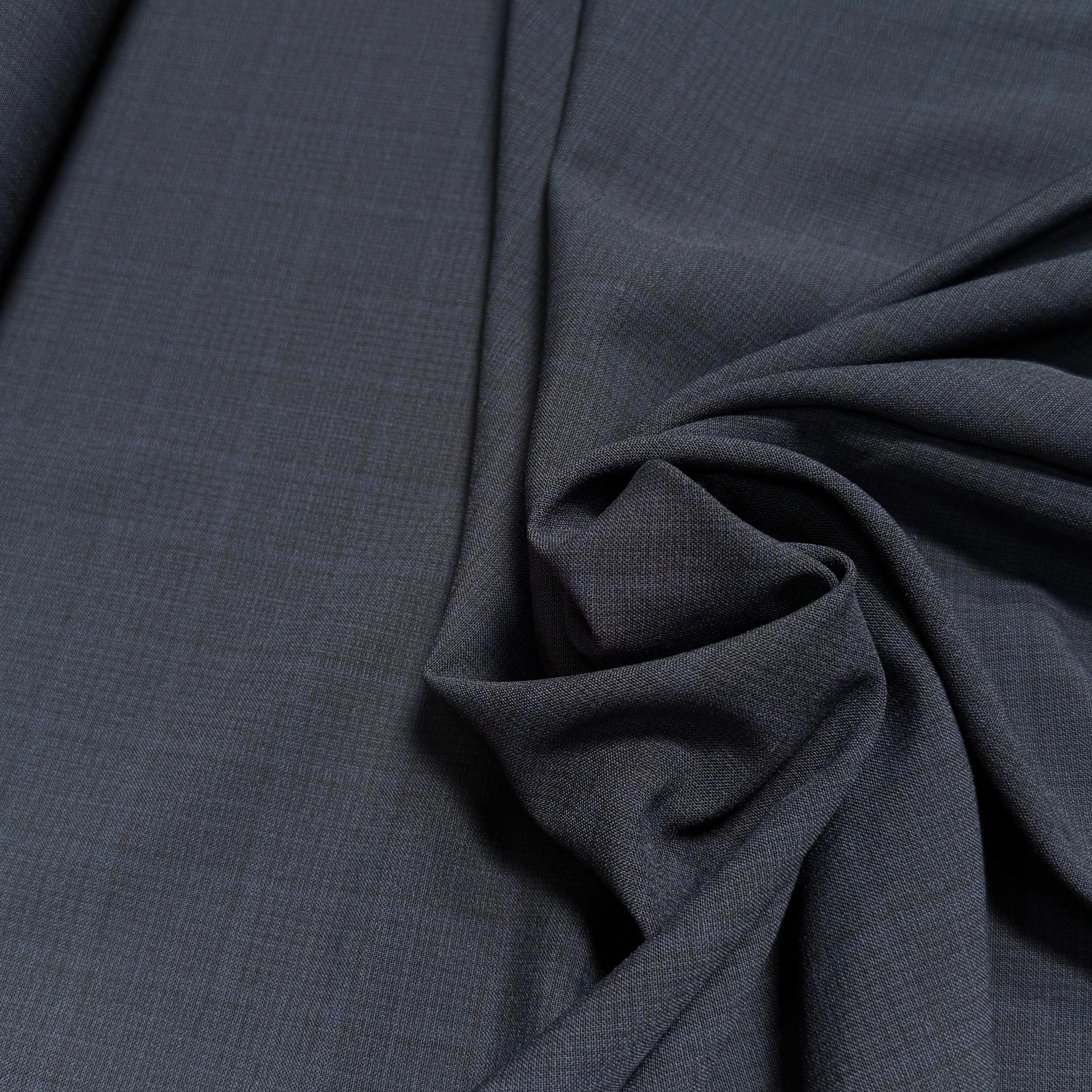 (Chute) DRAPERIE POLYVISCOSE À CARREAUX ÉLÉGANT BLEU NOIR - My Little Coupon