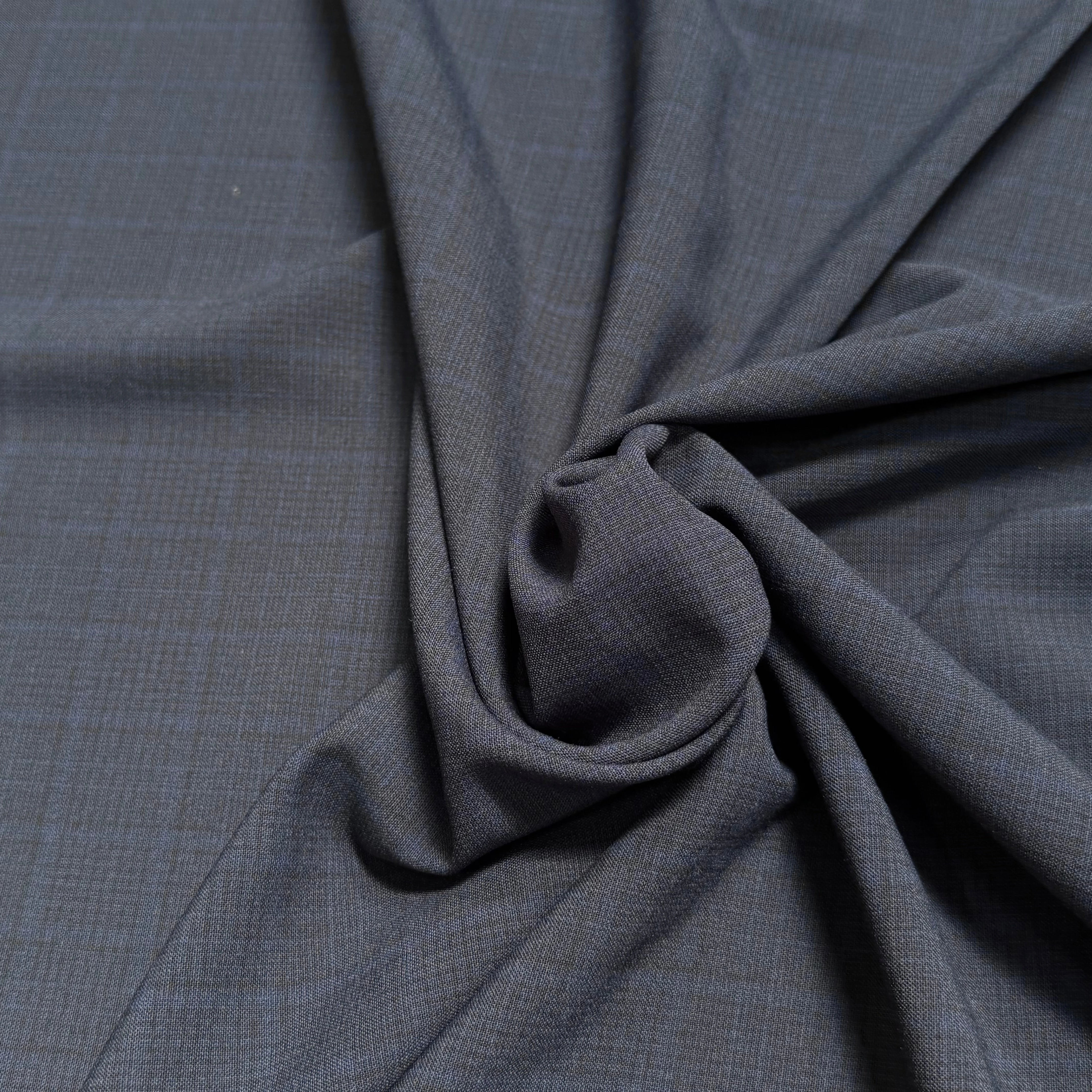 (Chute) DRAPERIE POLYVISCOSE À CARREAUX ÉLÉGANT BLEU NOIR - My Little Coupon