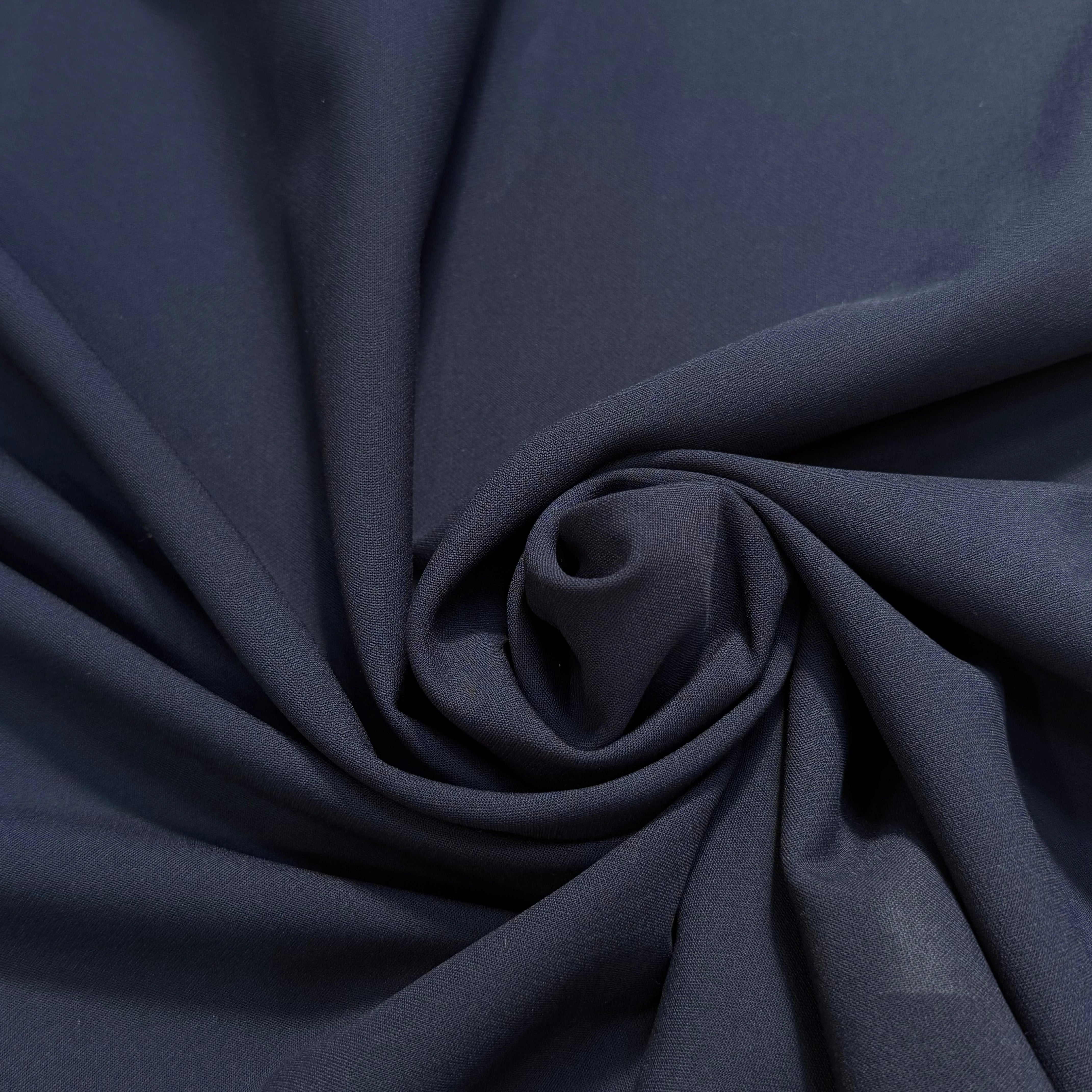 (Chute) DRAPERIE POLYVISCOSE LOURDE STRETCH BLEU MARINE CHIC TENUE - My Little Coupon