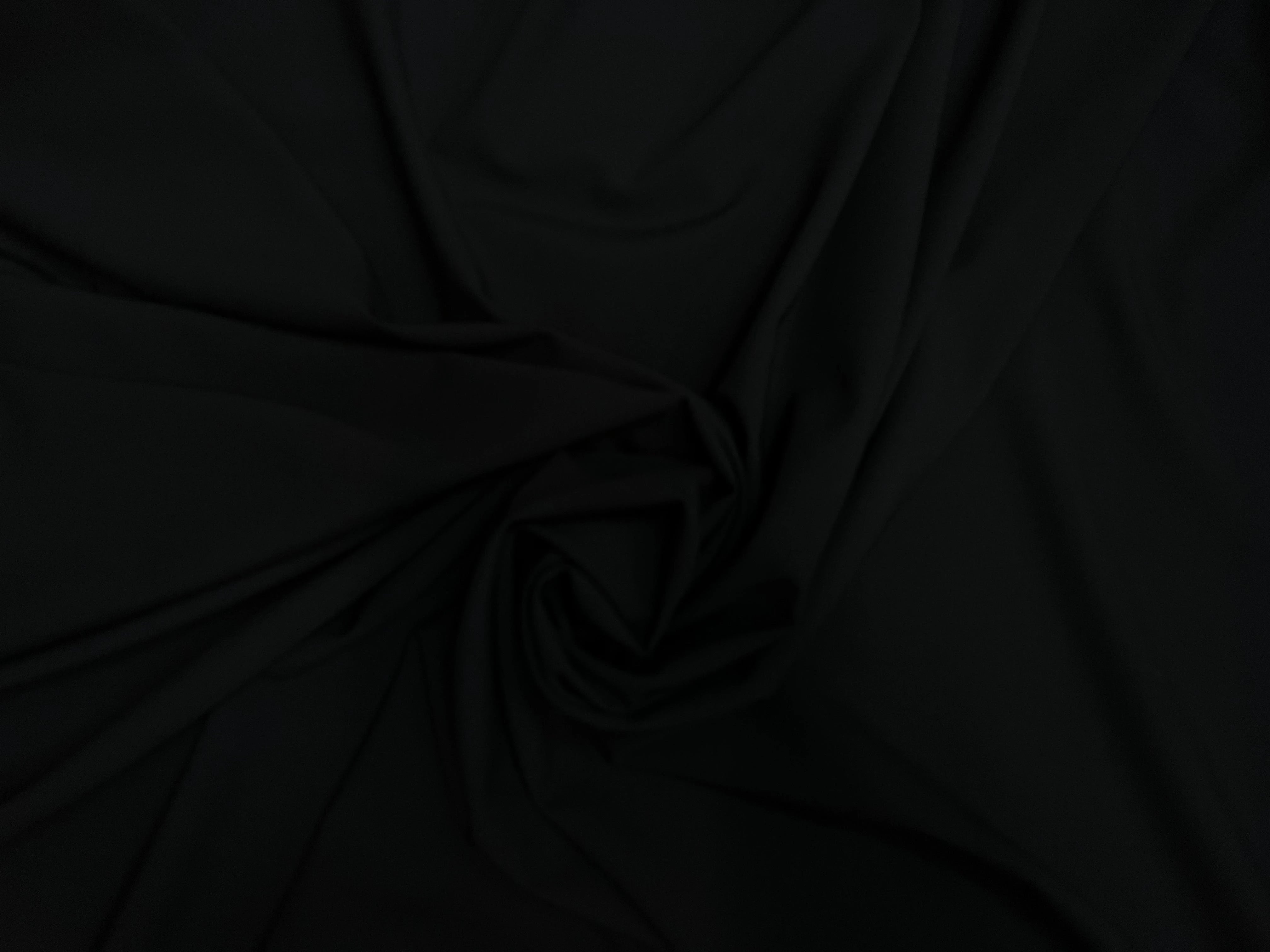 DRAPERIE TOILE DE LAINE STRETCH NOIRE - My Little Coupon