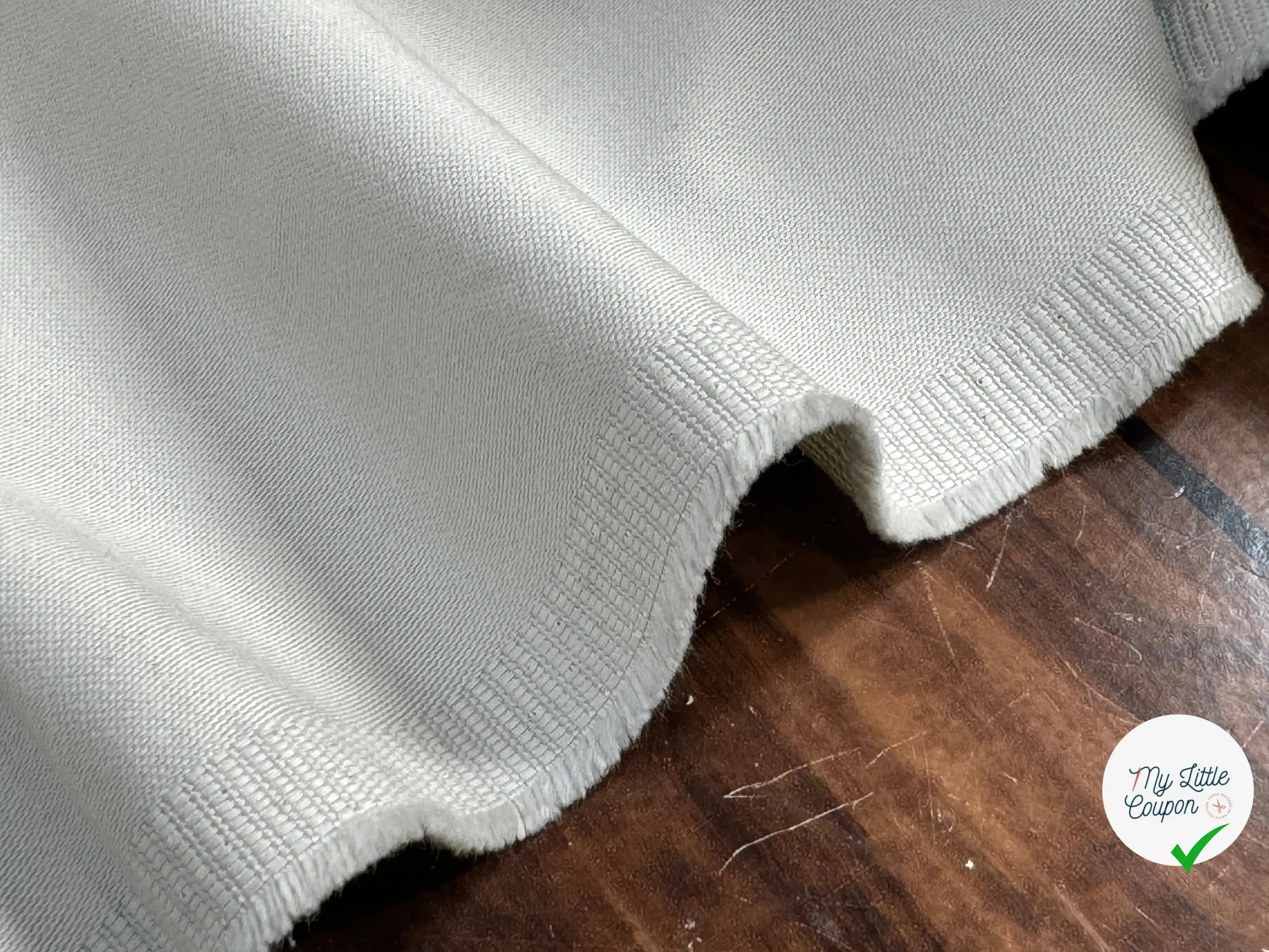 GABARDINE DE COTON BEIGE CARARRA - My Little Coupon