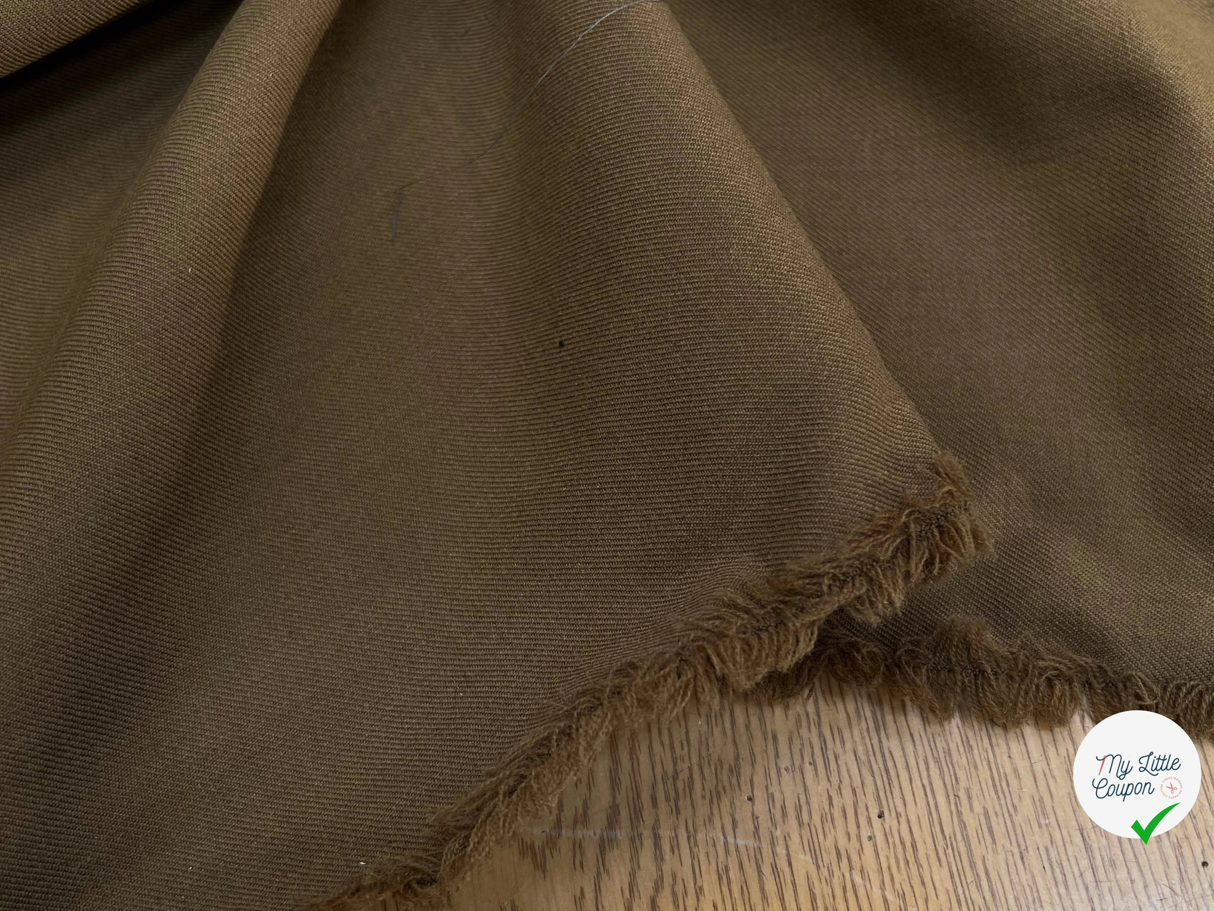 GABARDINE DE LAINE BROWN MOCHA - My Little Coupon