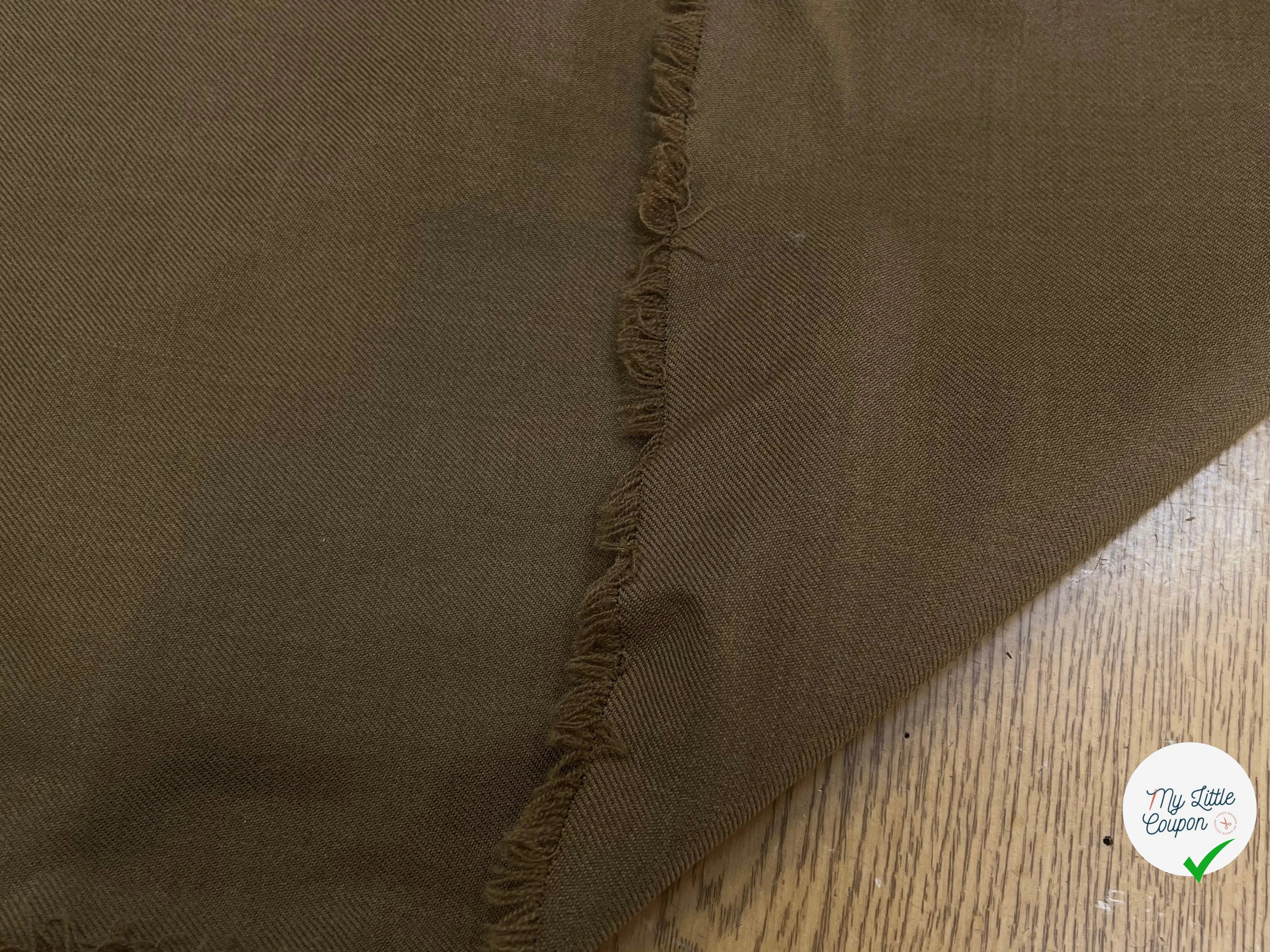 GABARDINE DE LAINE BROWN MOCHA - My Little Coupon