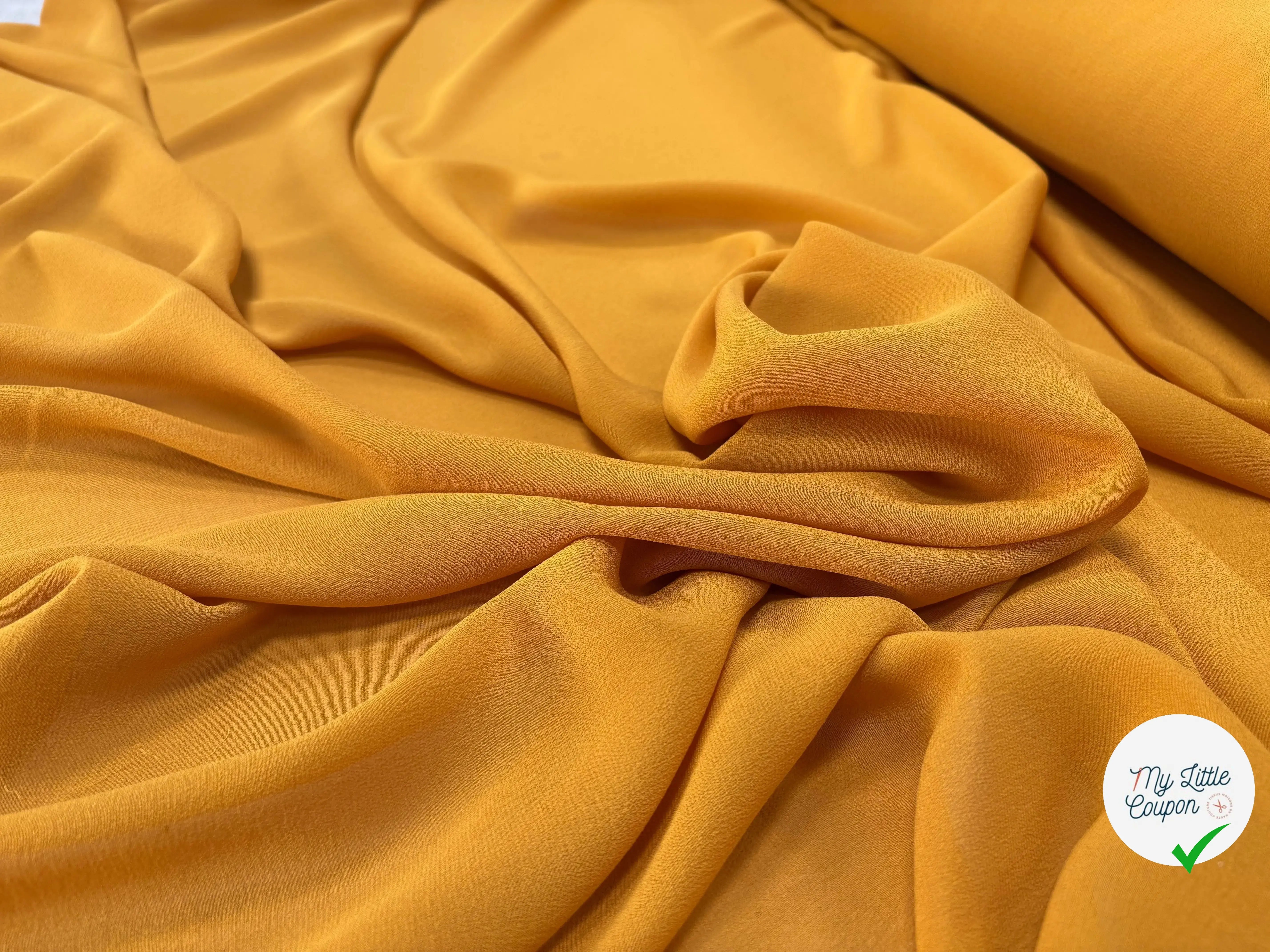 GEORGETTE DE SOIE, Golden Yellow - My Little Coupon