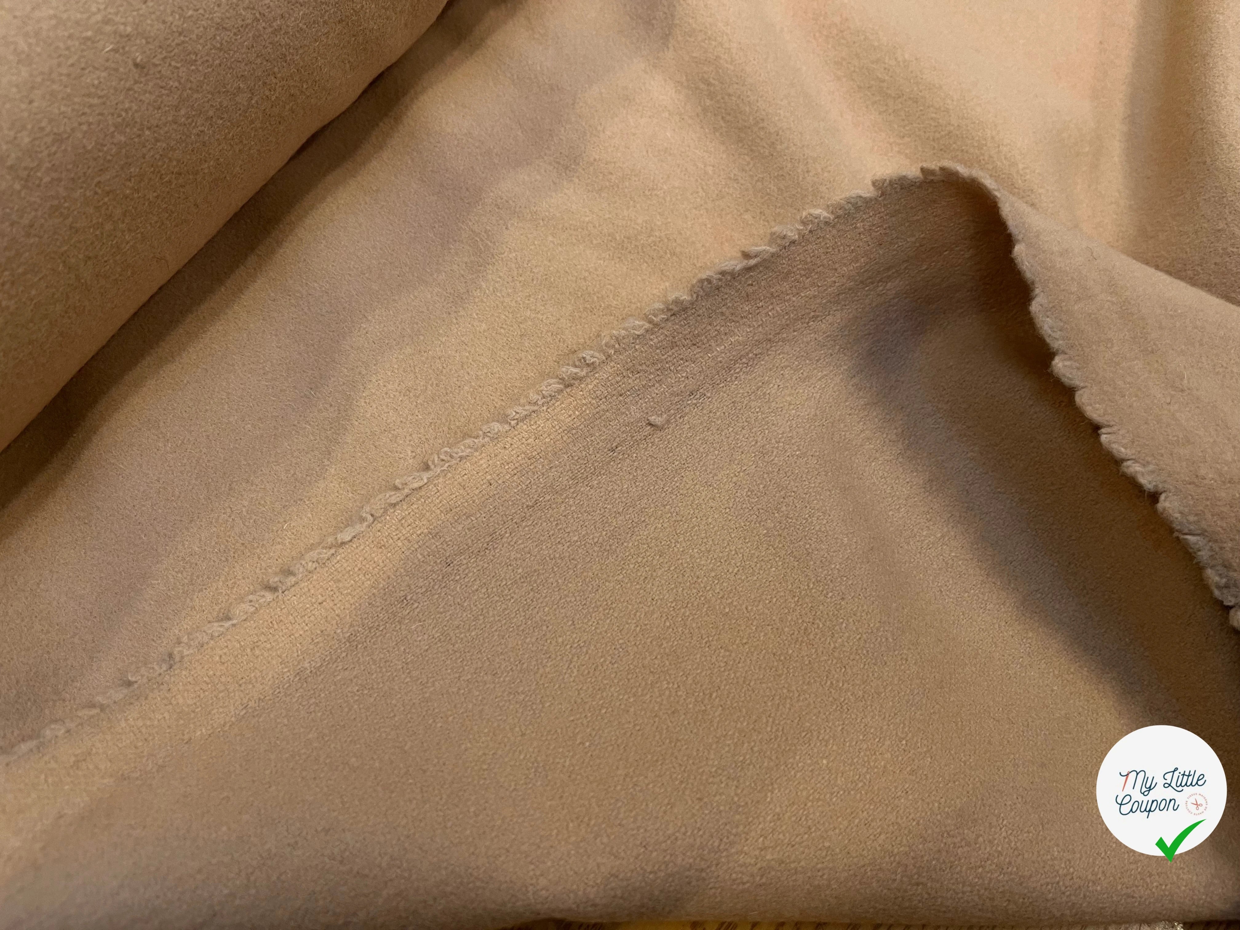 (Chute) LAINAGE MANTEAU BEIGE 10% CASHMERE - My Little Coupon