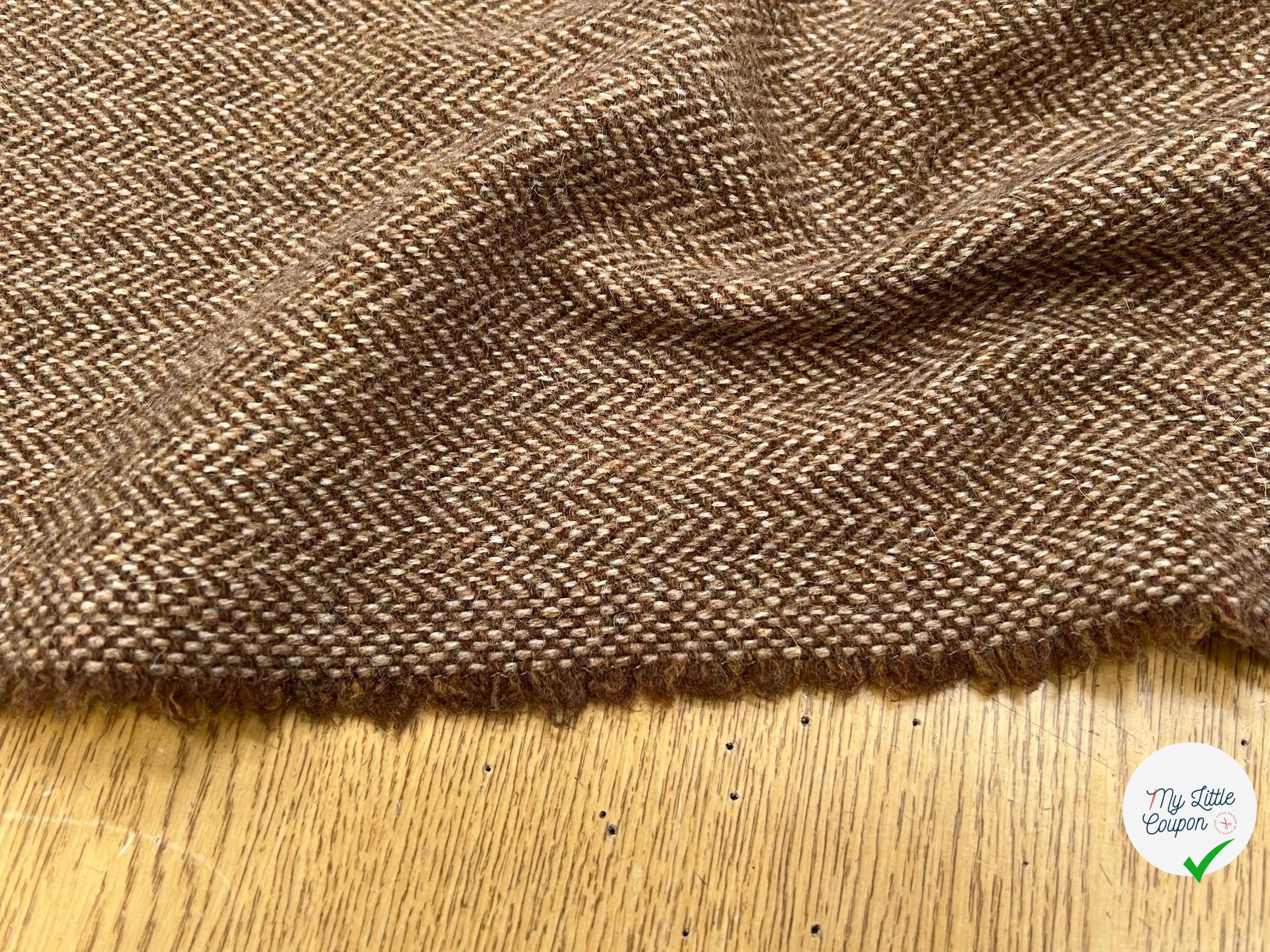 LAINAGE MANTEAU CHEVRON MARRON - My Little Coupon