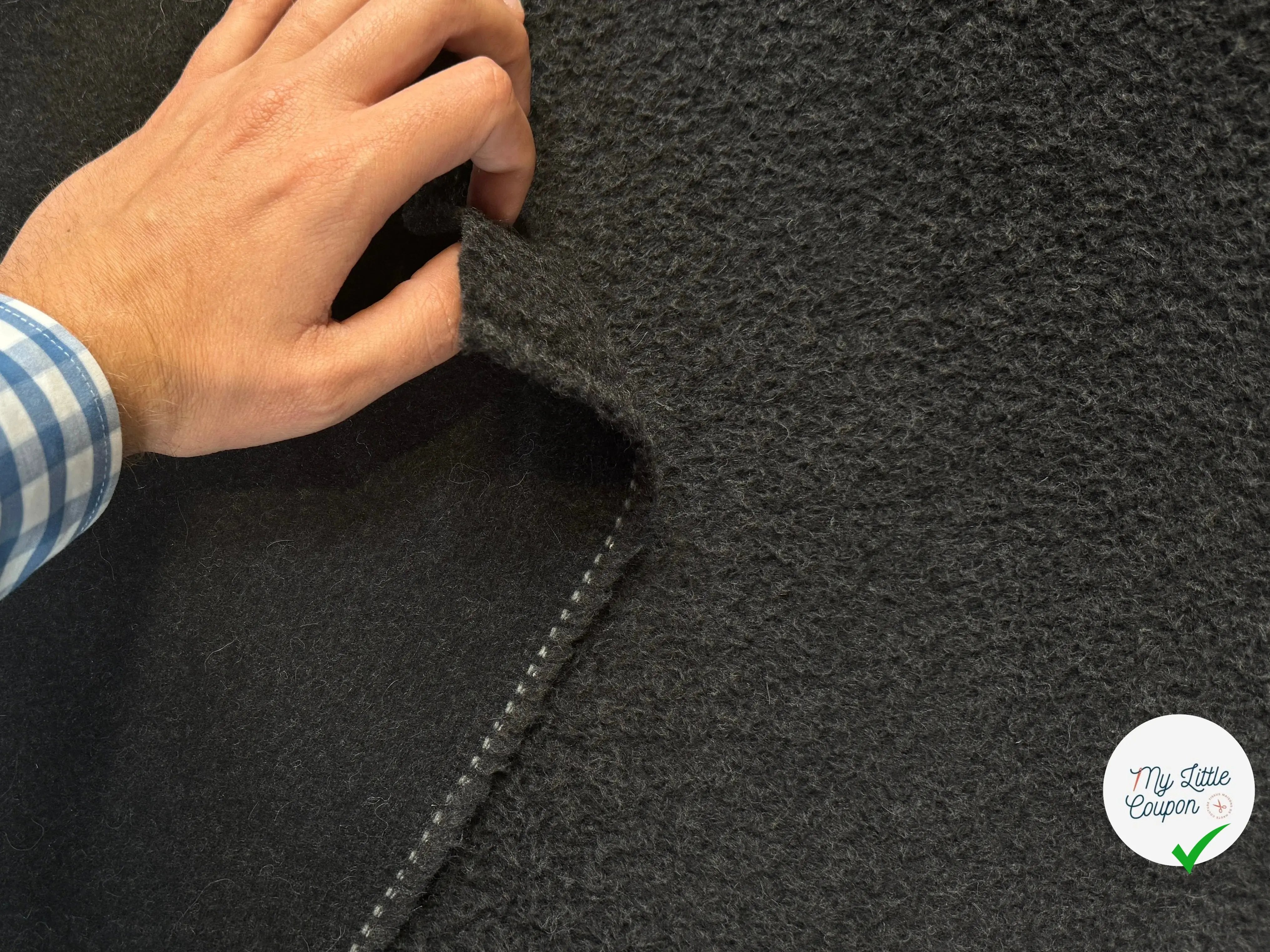 LAINE BOLÉRO ANTHRACITE ALPAGA CACHEMIRE - My Little Coupon