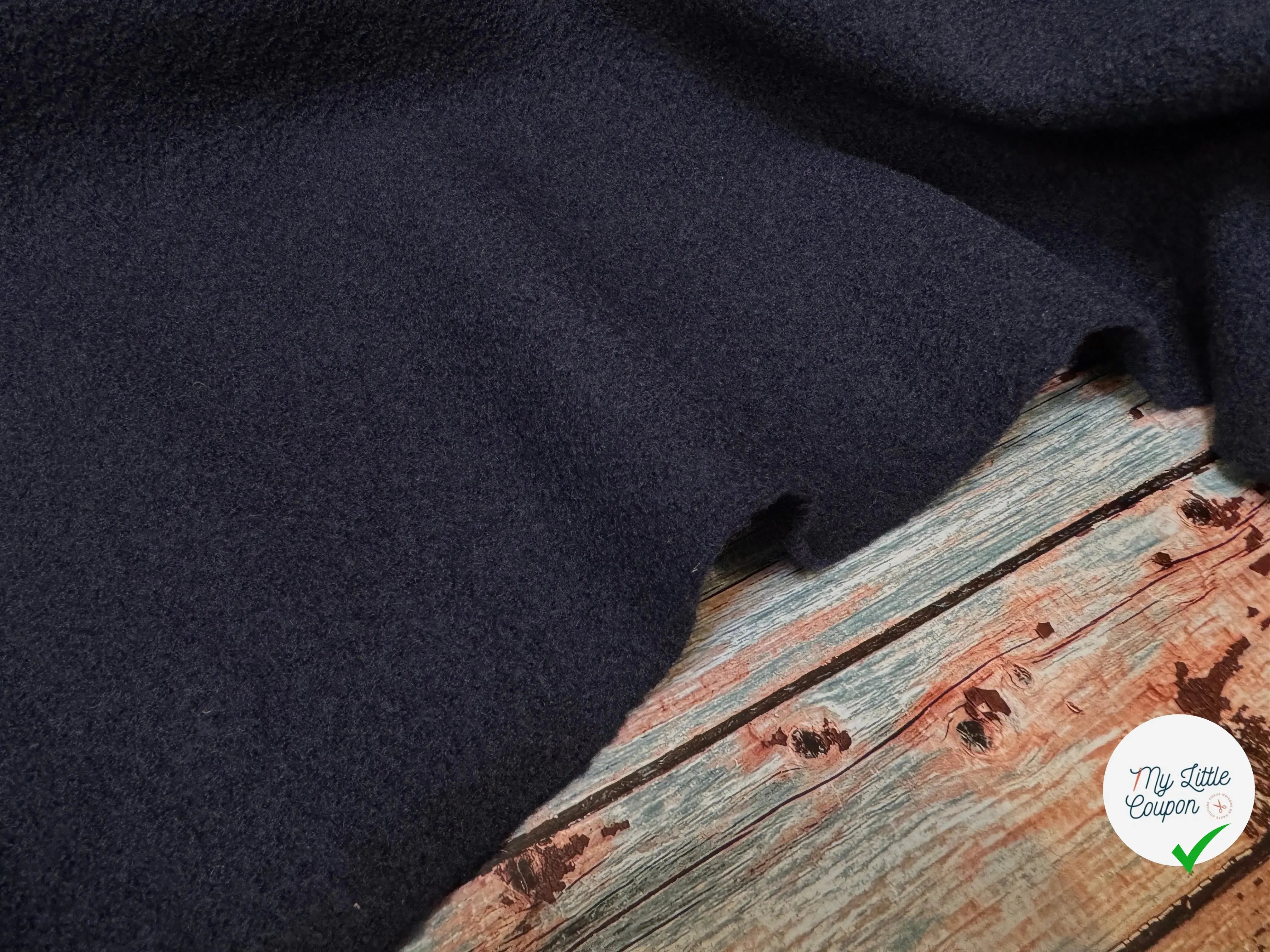 LAINE BOUILLIE BLEU MARINE - My Little Coupon