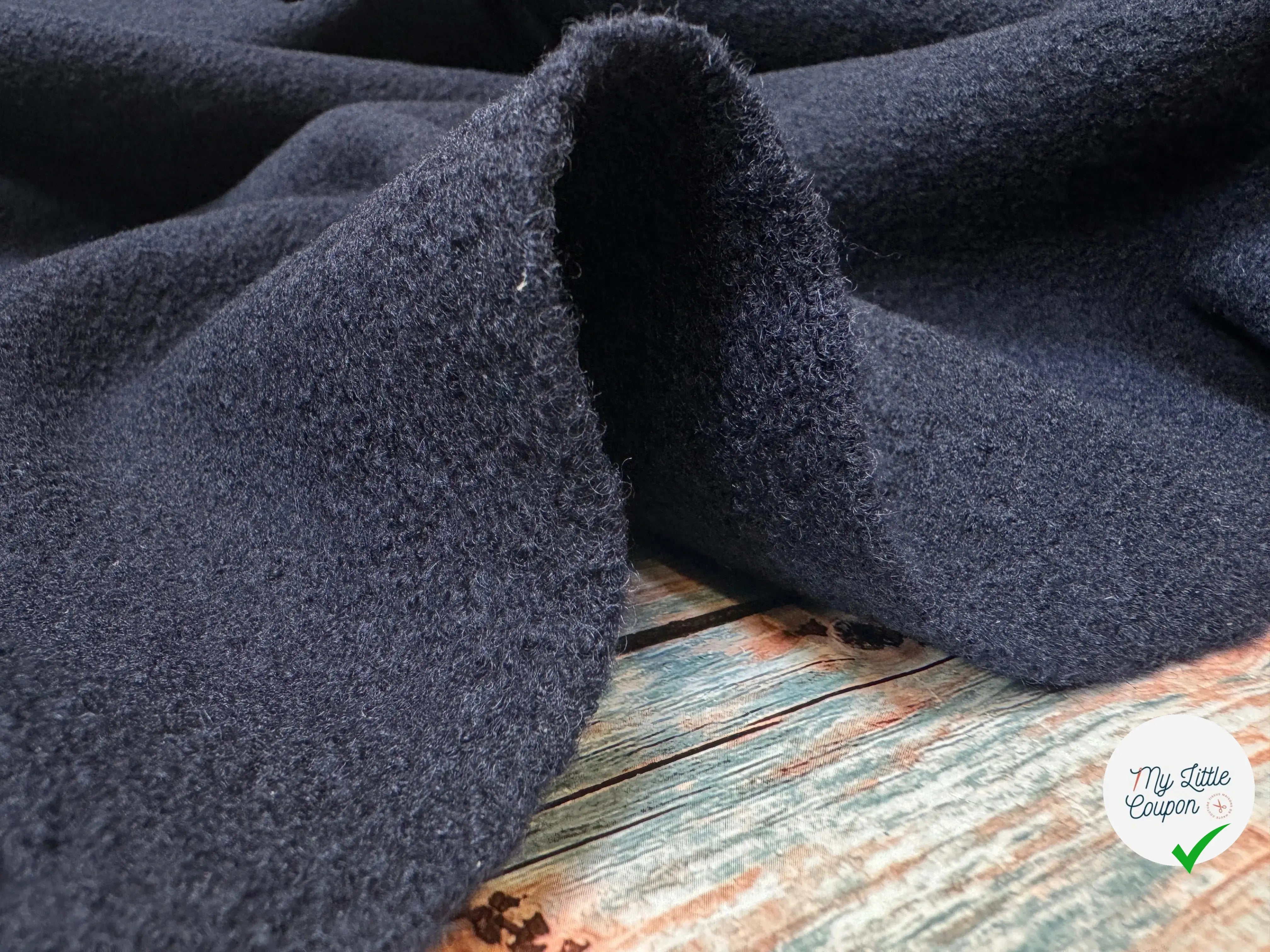 LAINE BOUILLIE BLEU MARINE - My Little Coupon