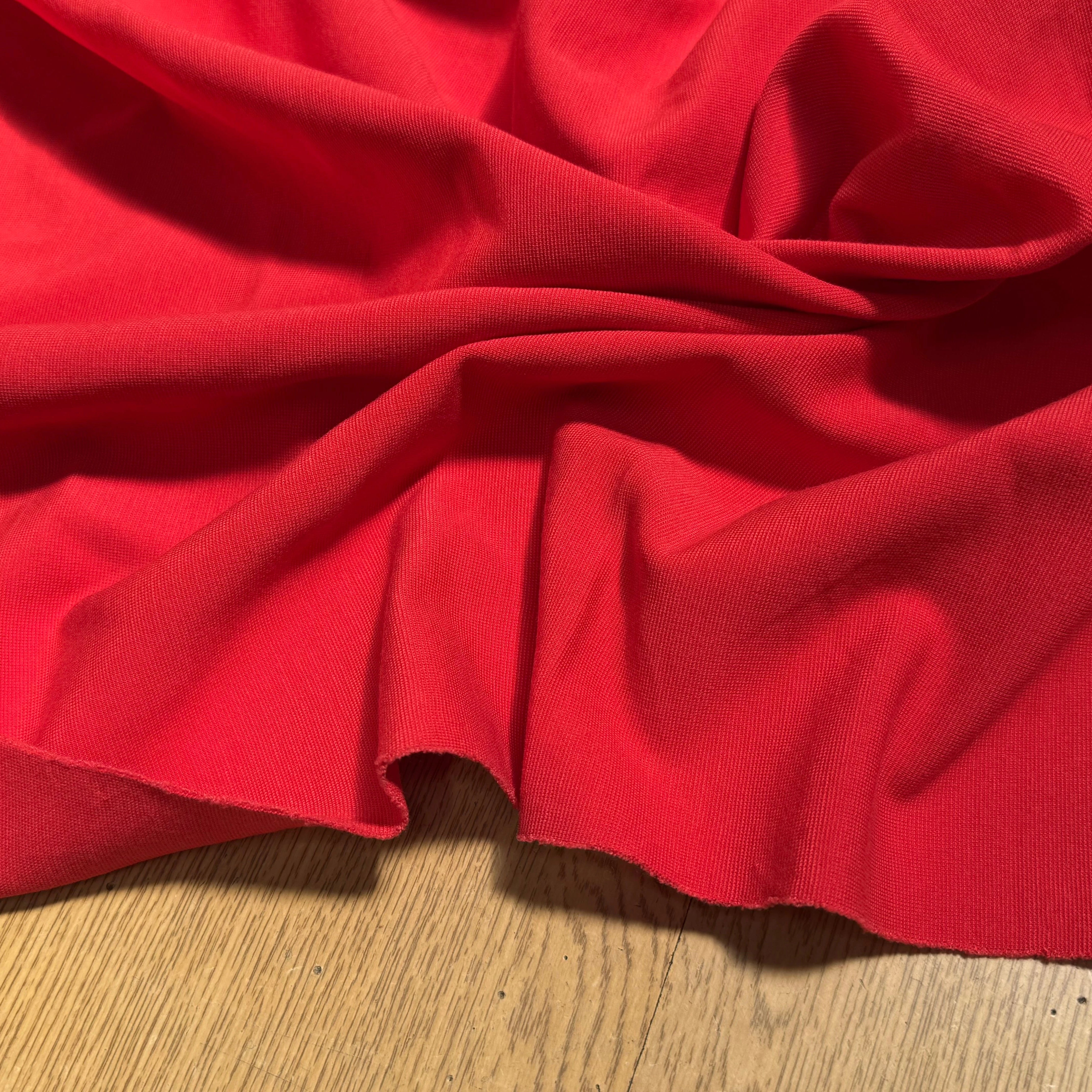 (Chute) MAILLE COTON LOURDE ROUGE ULTRA STRETCH - My Little Coupon