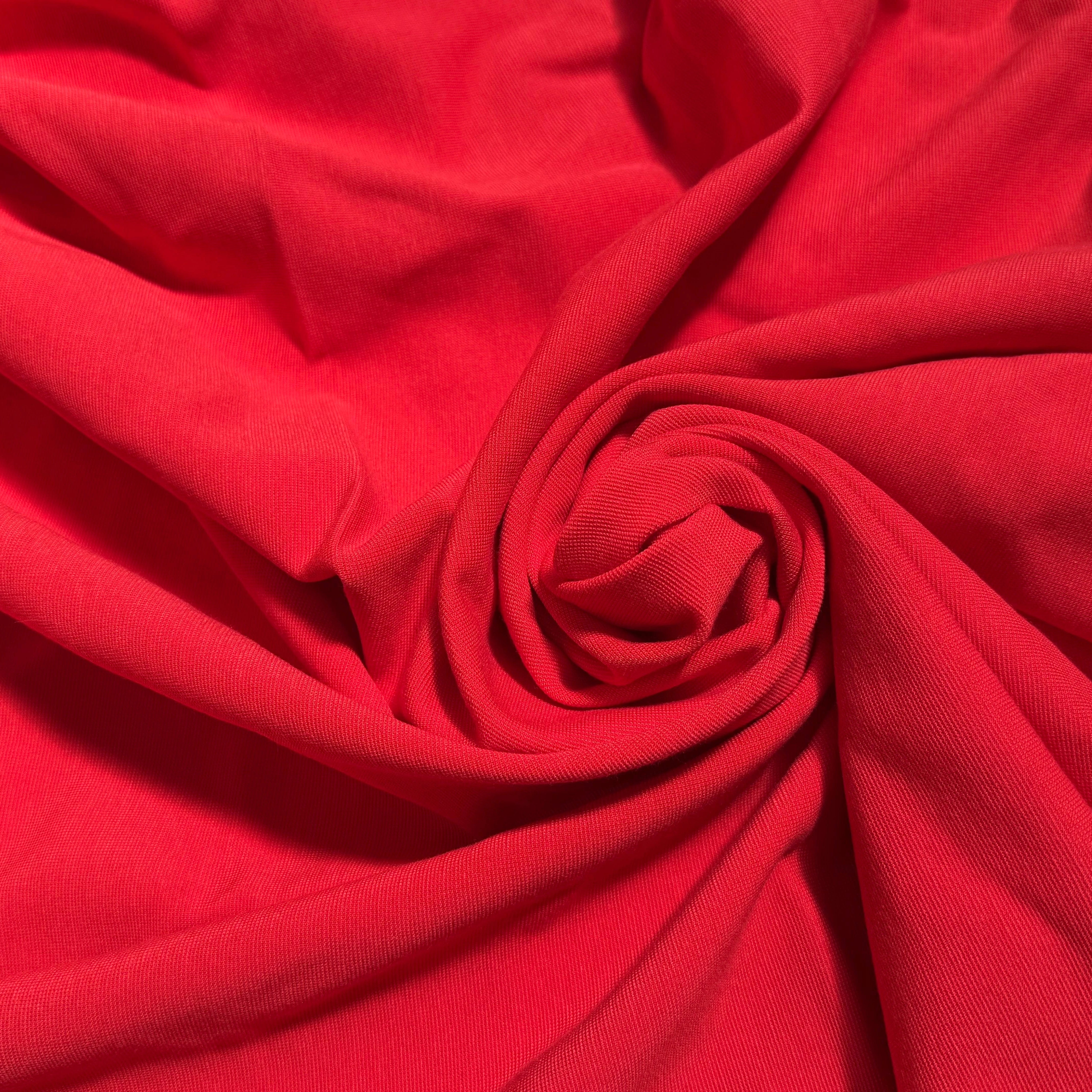 (Chute) MAILLE COTON LOURDE ROUGE ULTRA STRETCH - My Little Coupon