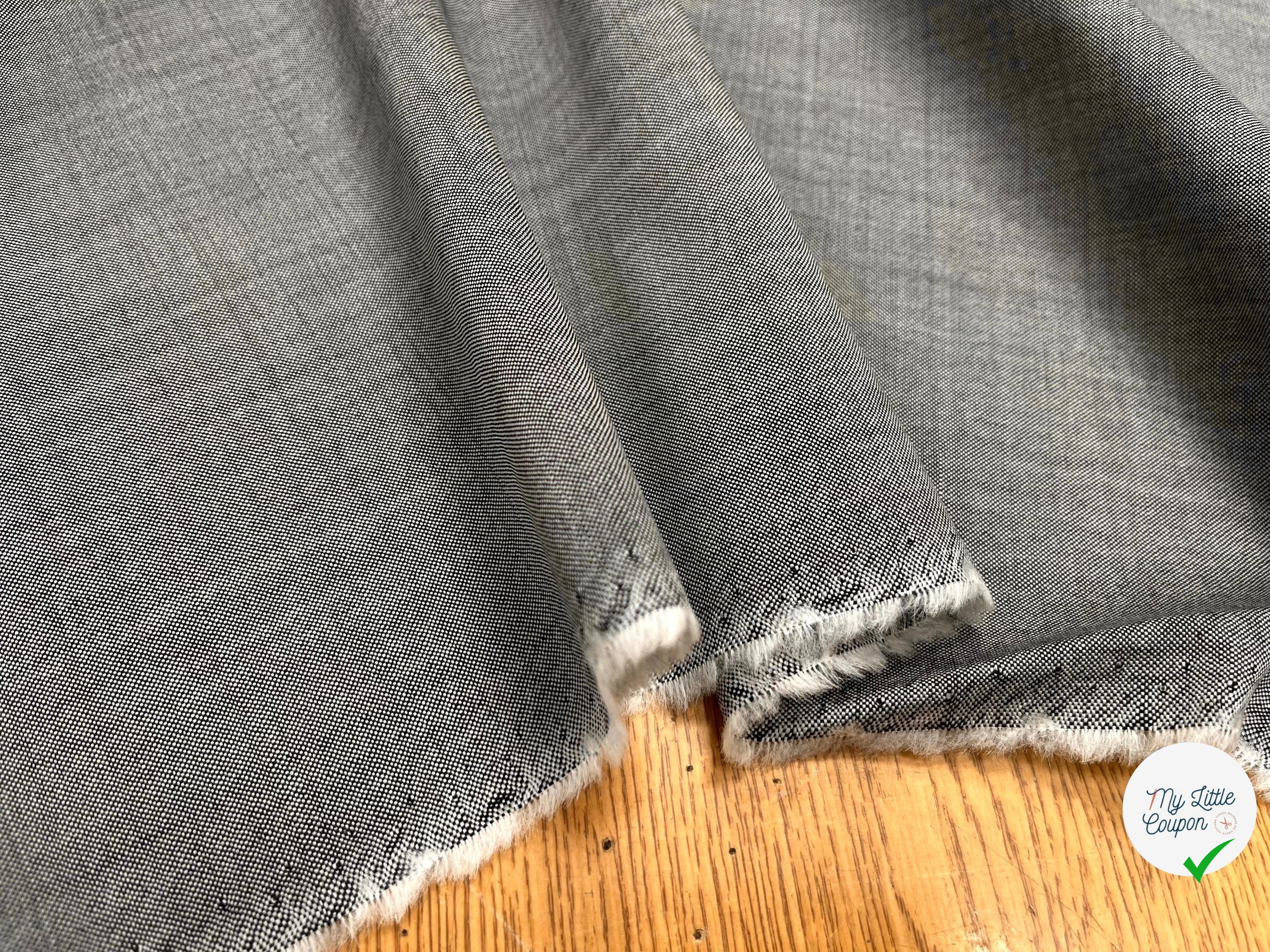 OXFORD DE LAINE GRIS CLAIR DEPERLANTE - My Little Coupon