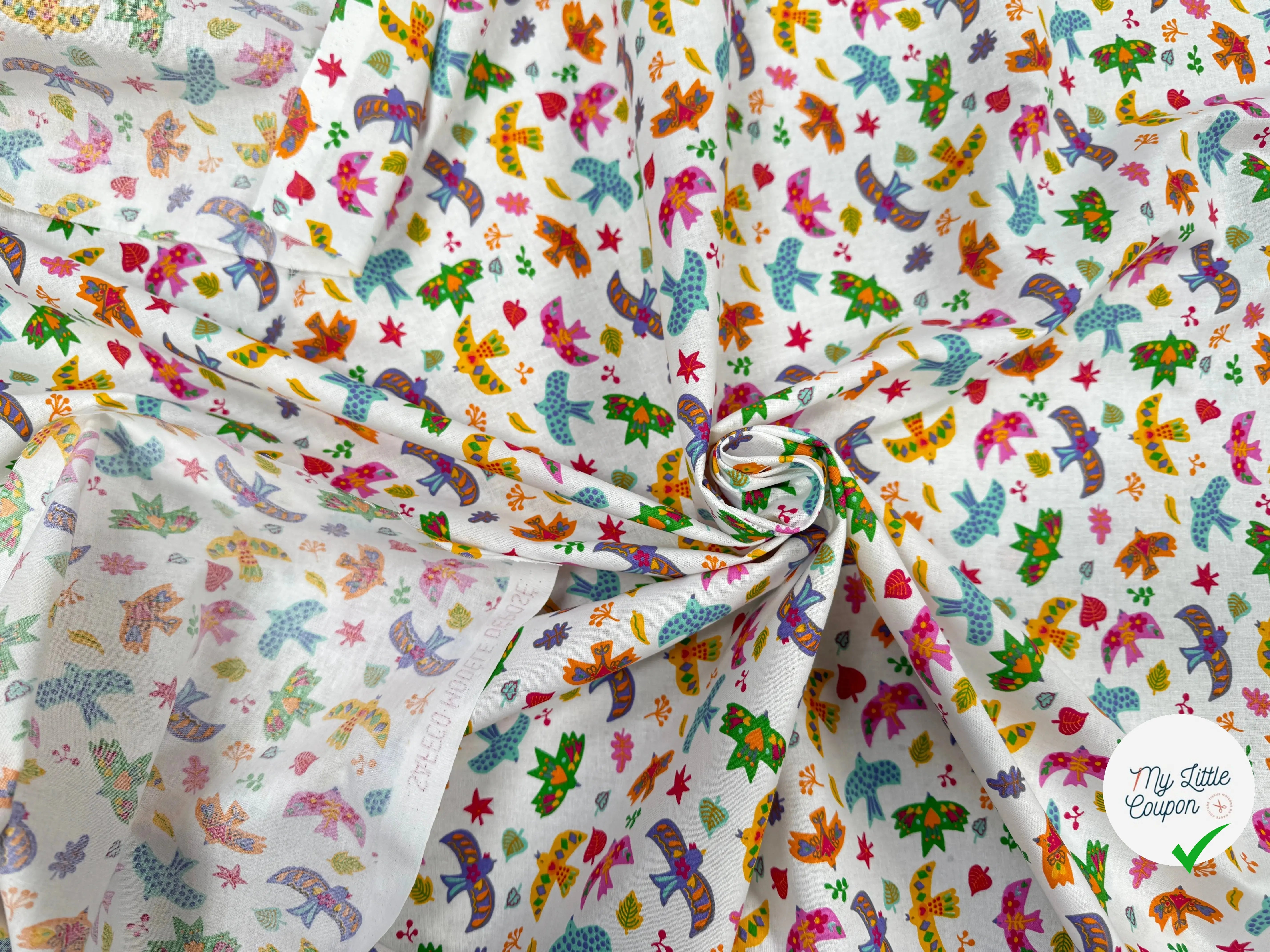 PERCALE DE COTON CUICUI BLANC - My Little Coupon