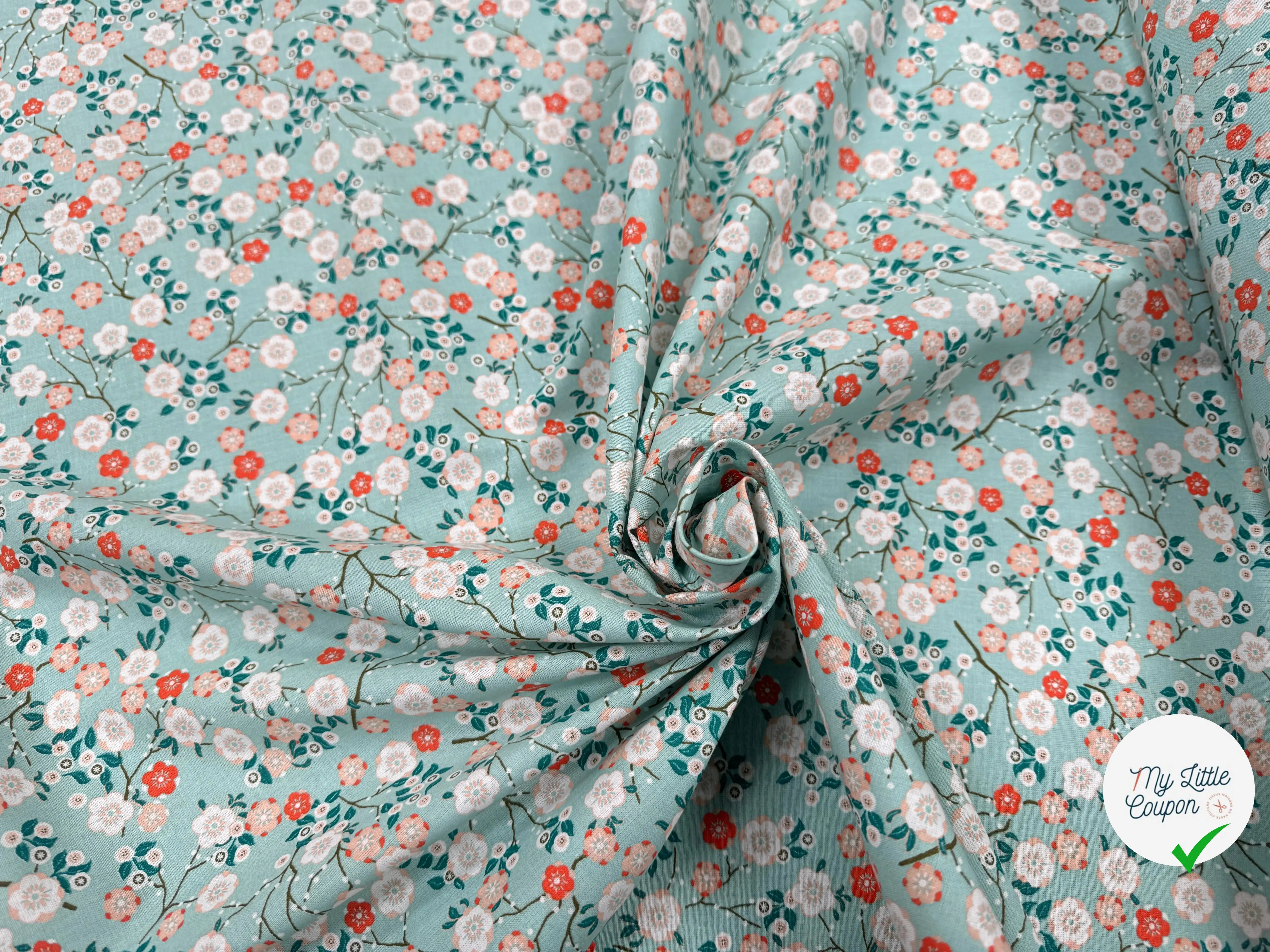 PERCALE DE COTON HOKKAIDO CIEL - My Little Coupon