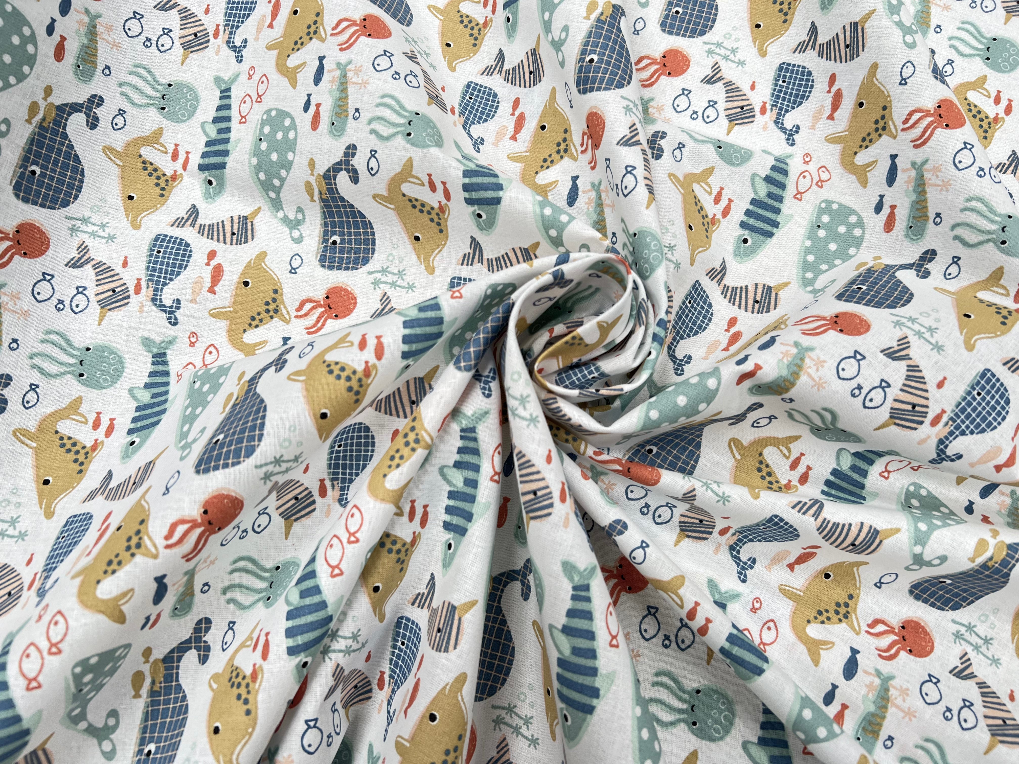 (Chute) PERCALE DE COTON PLOUF BLANC - My Little Coupon