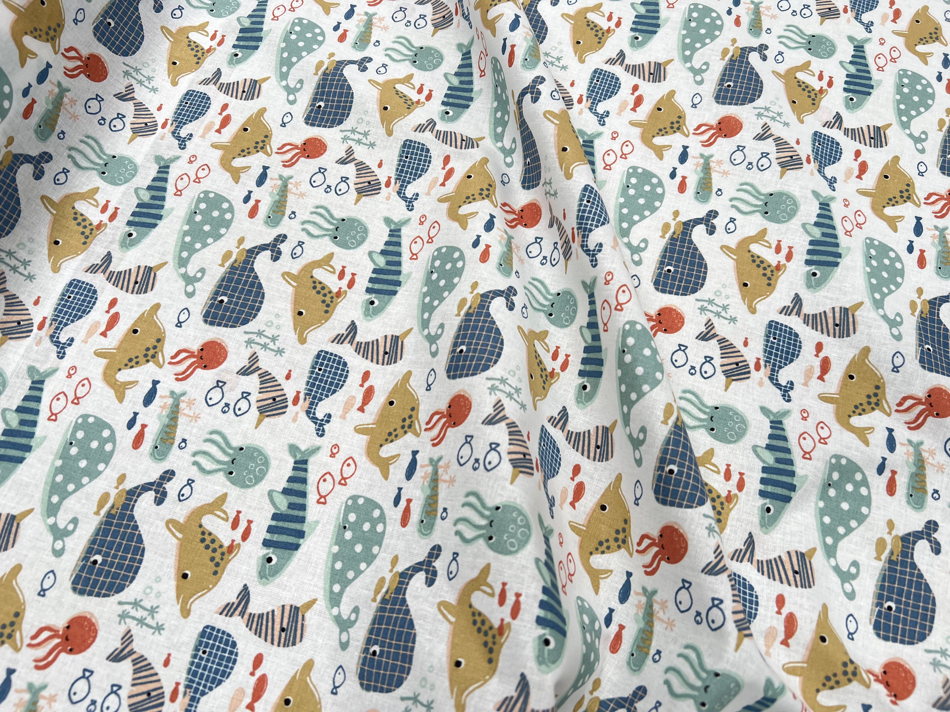 (Chute) PERCALE DE COTON PLOUF BLANC - My Little Coupon