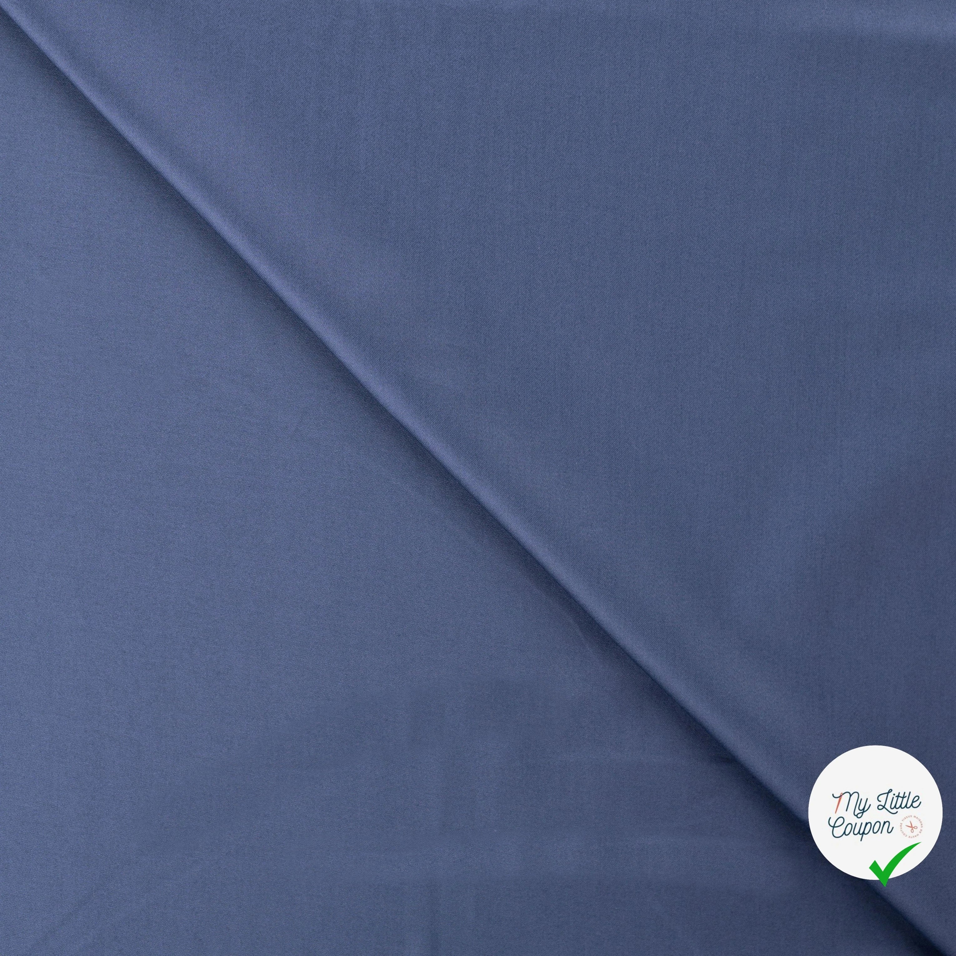 SATIN DE COTON DENIM - My Little Coupon