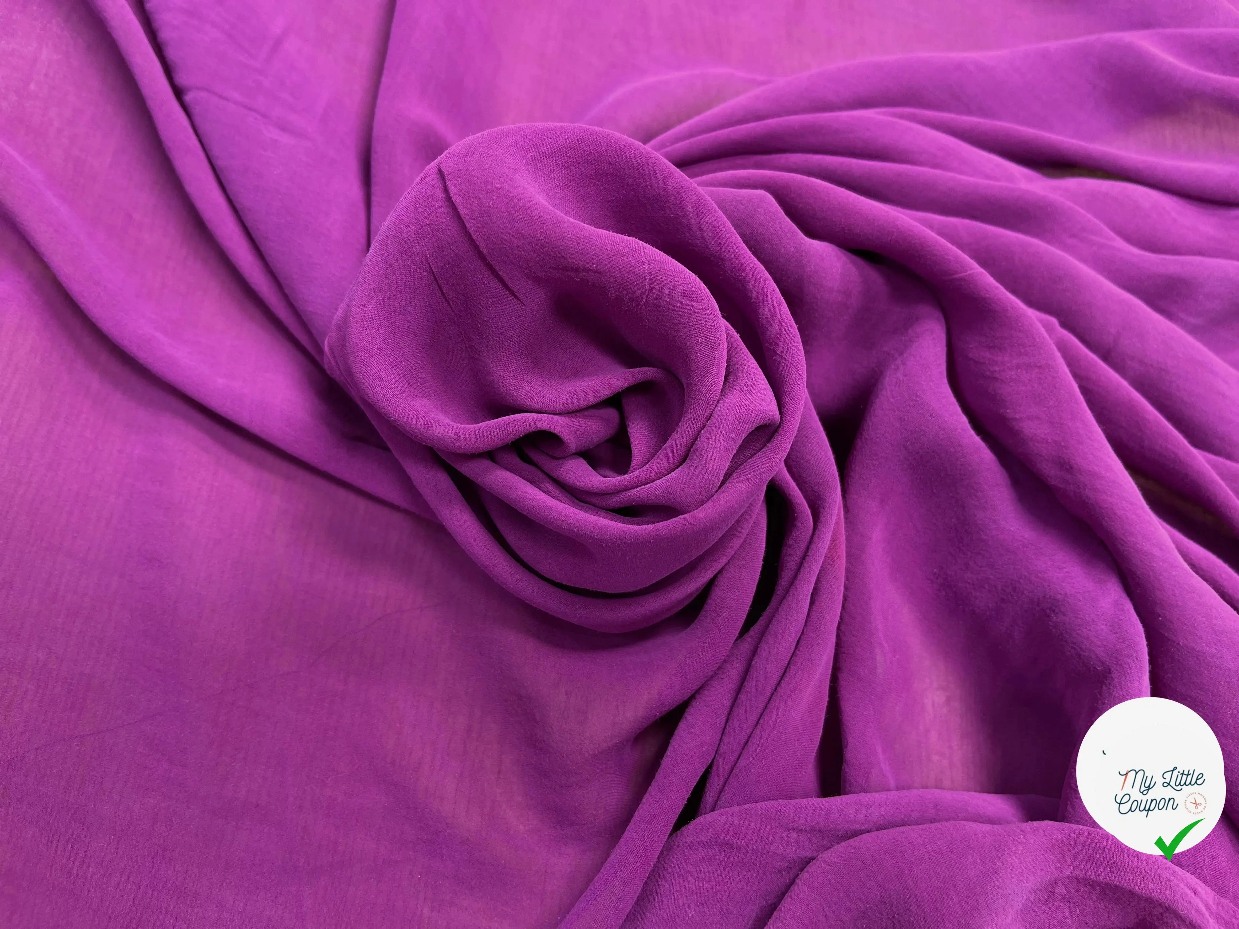 SOIE PEAU DE PẾCHE VIOLET - My Little Coupon
