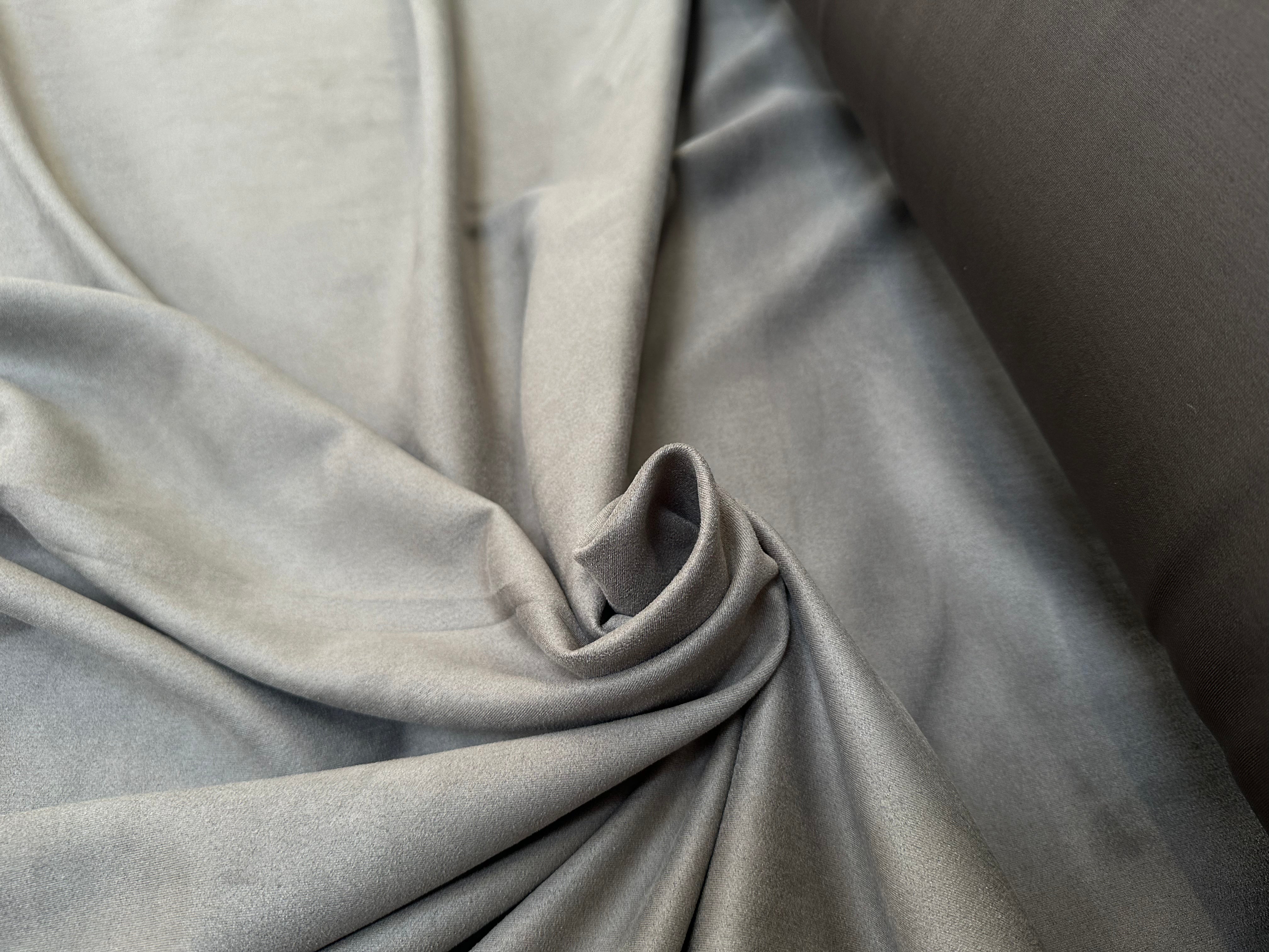 SUEDINE EFFET DAIM DENSE KHAKI GRIS 11%EAÂ - My Little Coupon