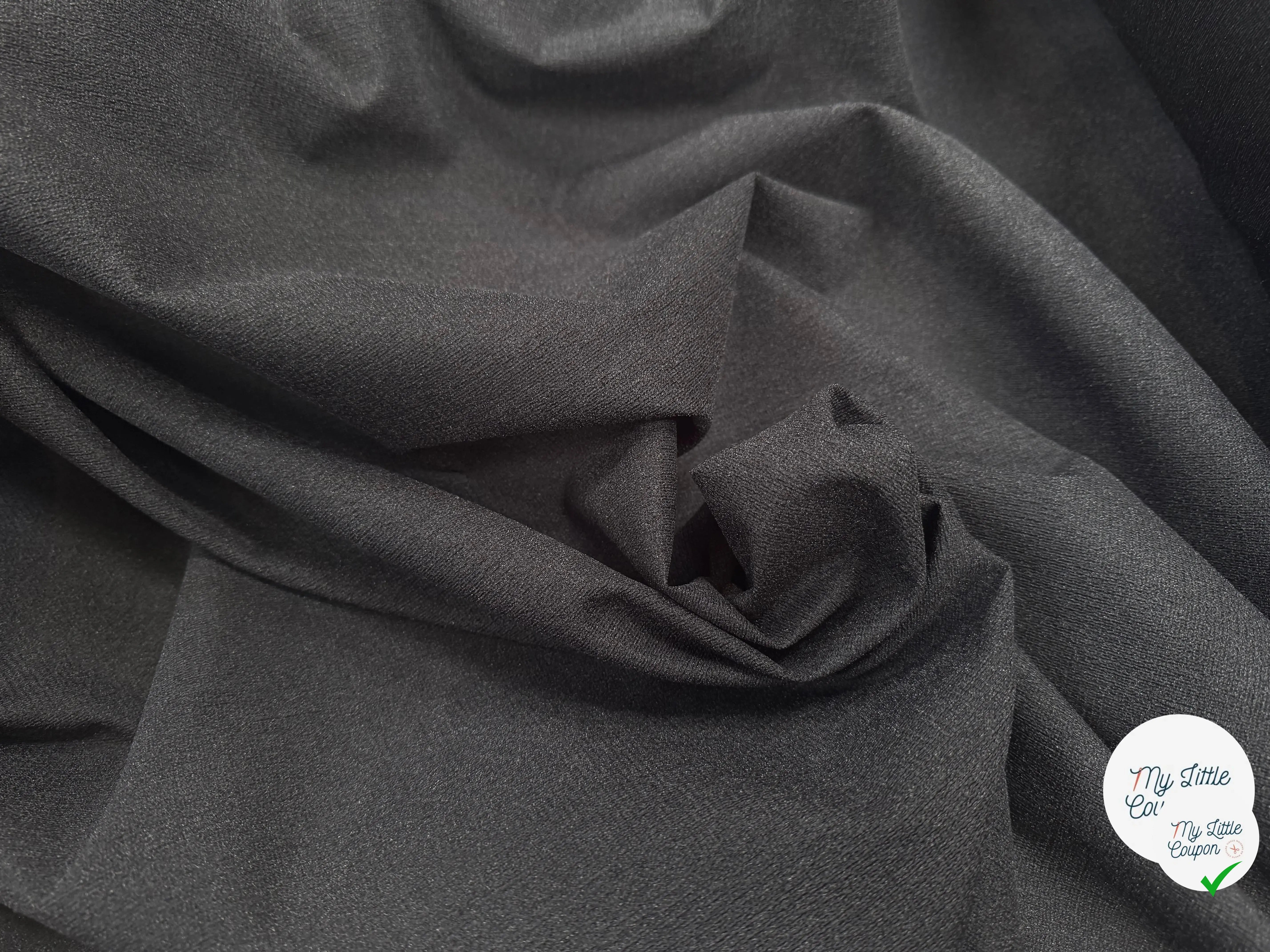 THERMOCOLLANT MAILLE NOIR EPAISSE - My Little Coupon