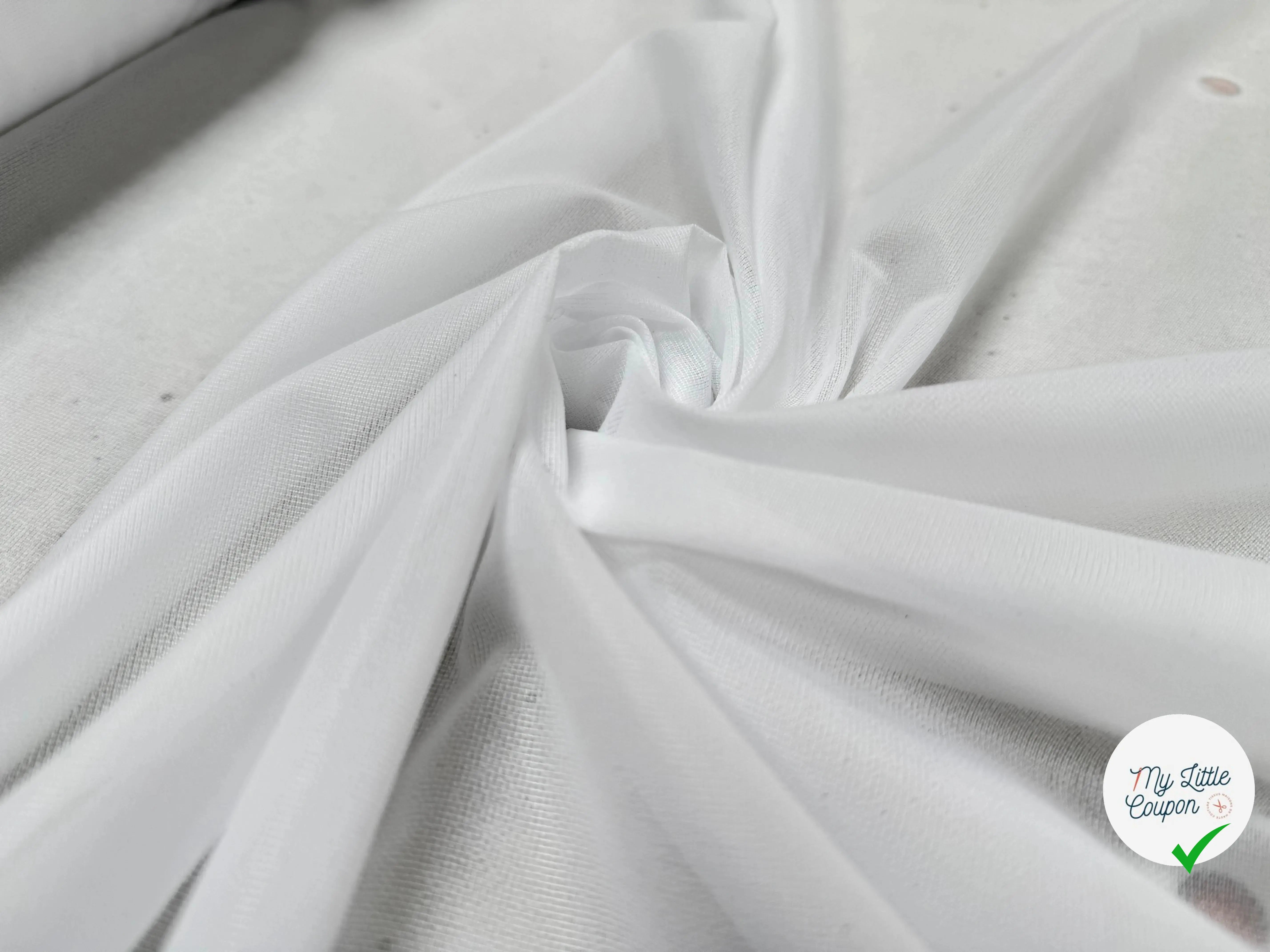 THERMOCOLLANT MAILLE TISSÉ BLANC - My Little Coupon