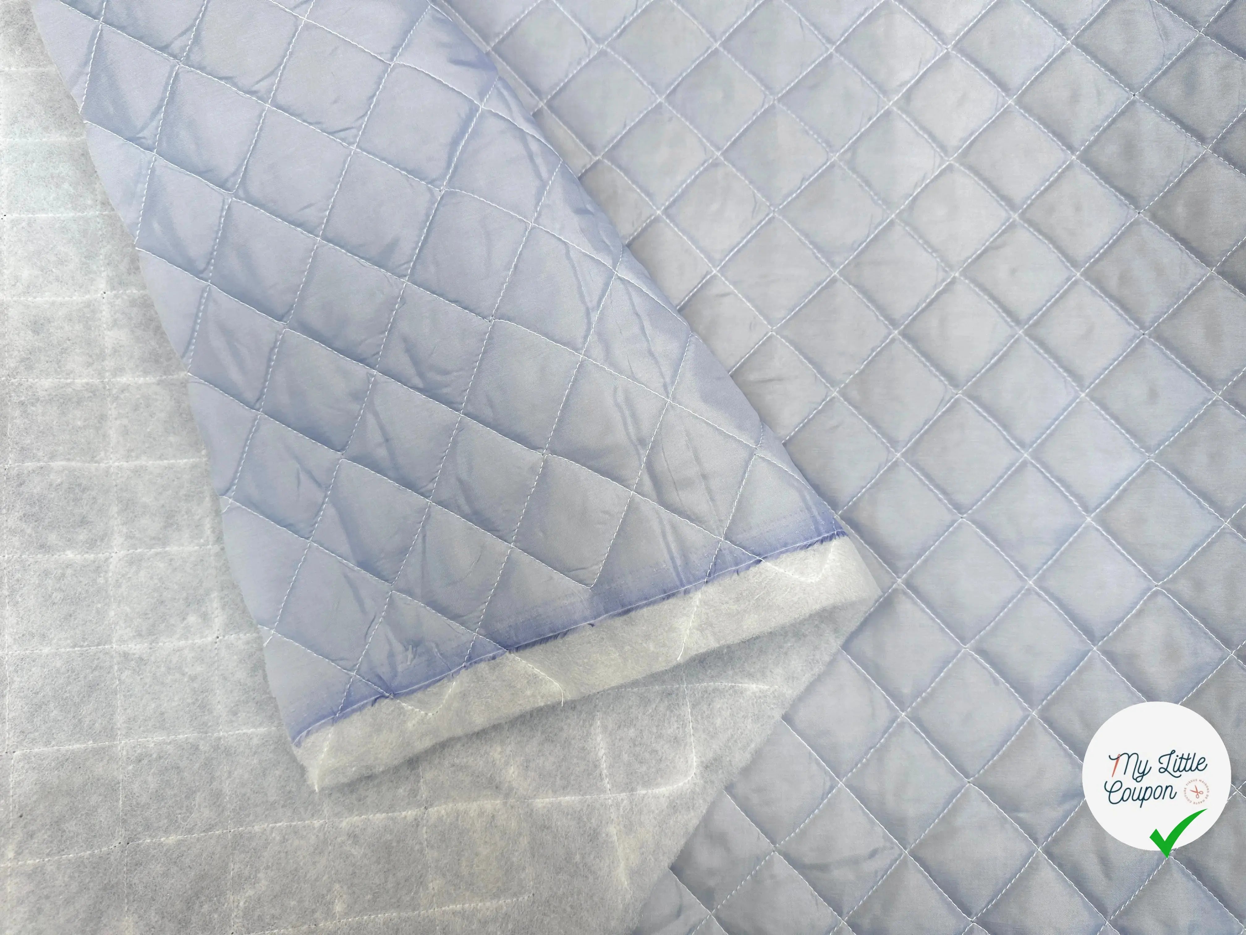 TISSU MATELASSÉ DOUDOUNE CHIC MATELASSAGE FRANÇAIS SIMPLE FACE - My Little Coupon