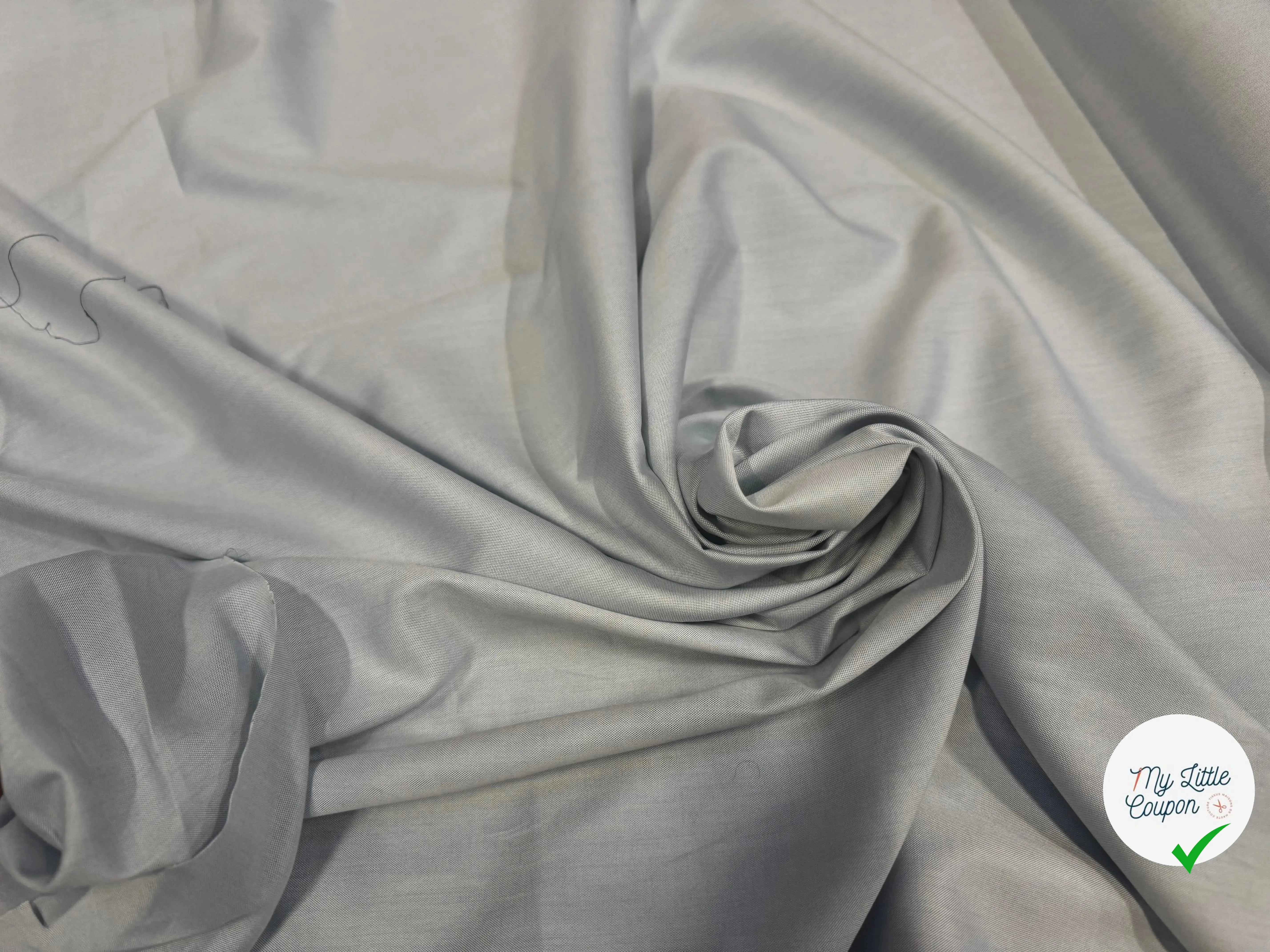 TISSU OXFORD GRIS DE BLEU SUBLIMISSIMO - My Little Coupon
