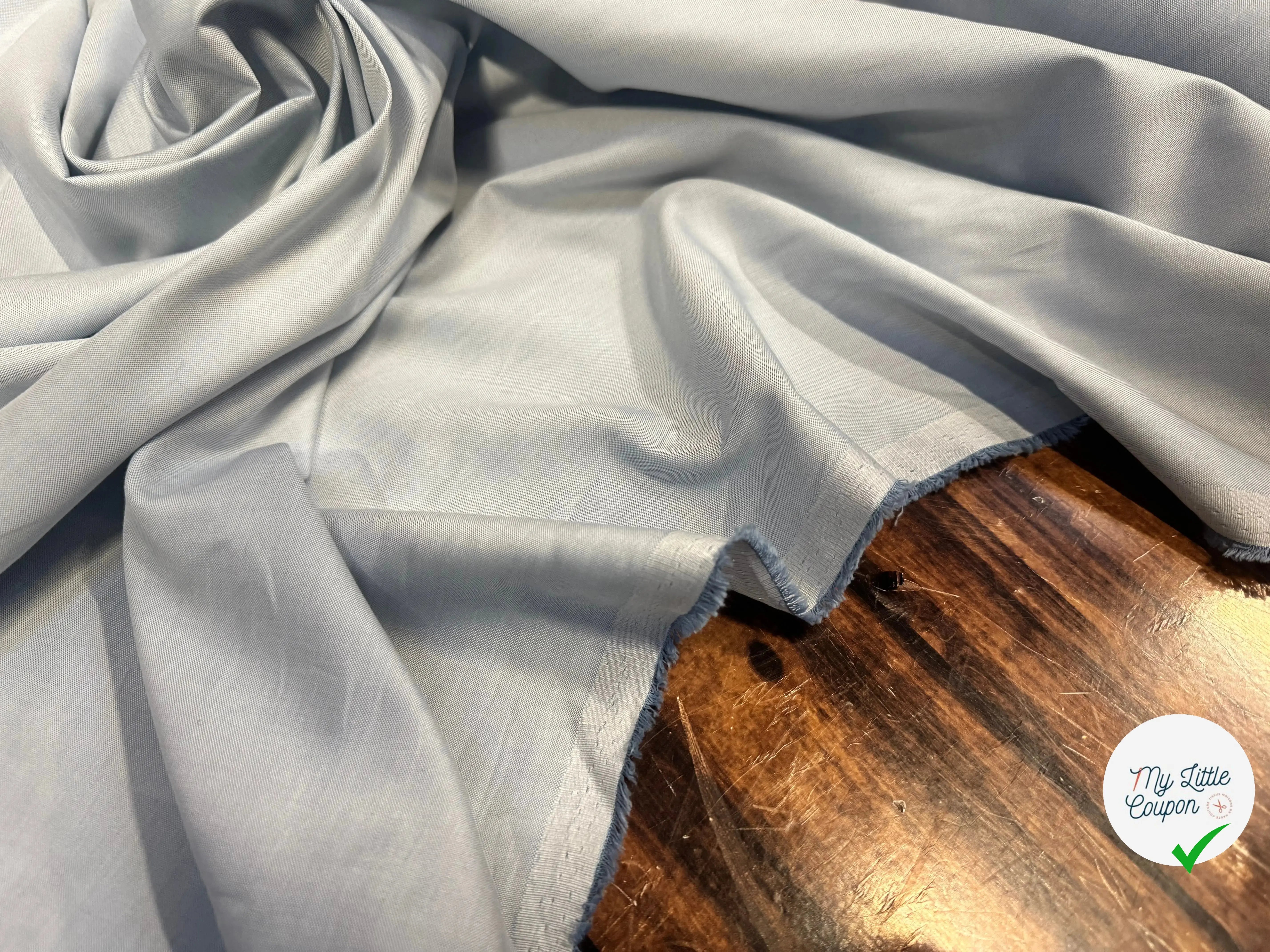TISSU OXFORD GRIS DE BLEU SUBLIMISSIMO - My Little Coupon