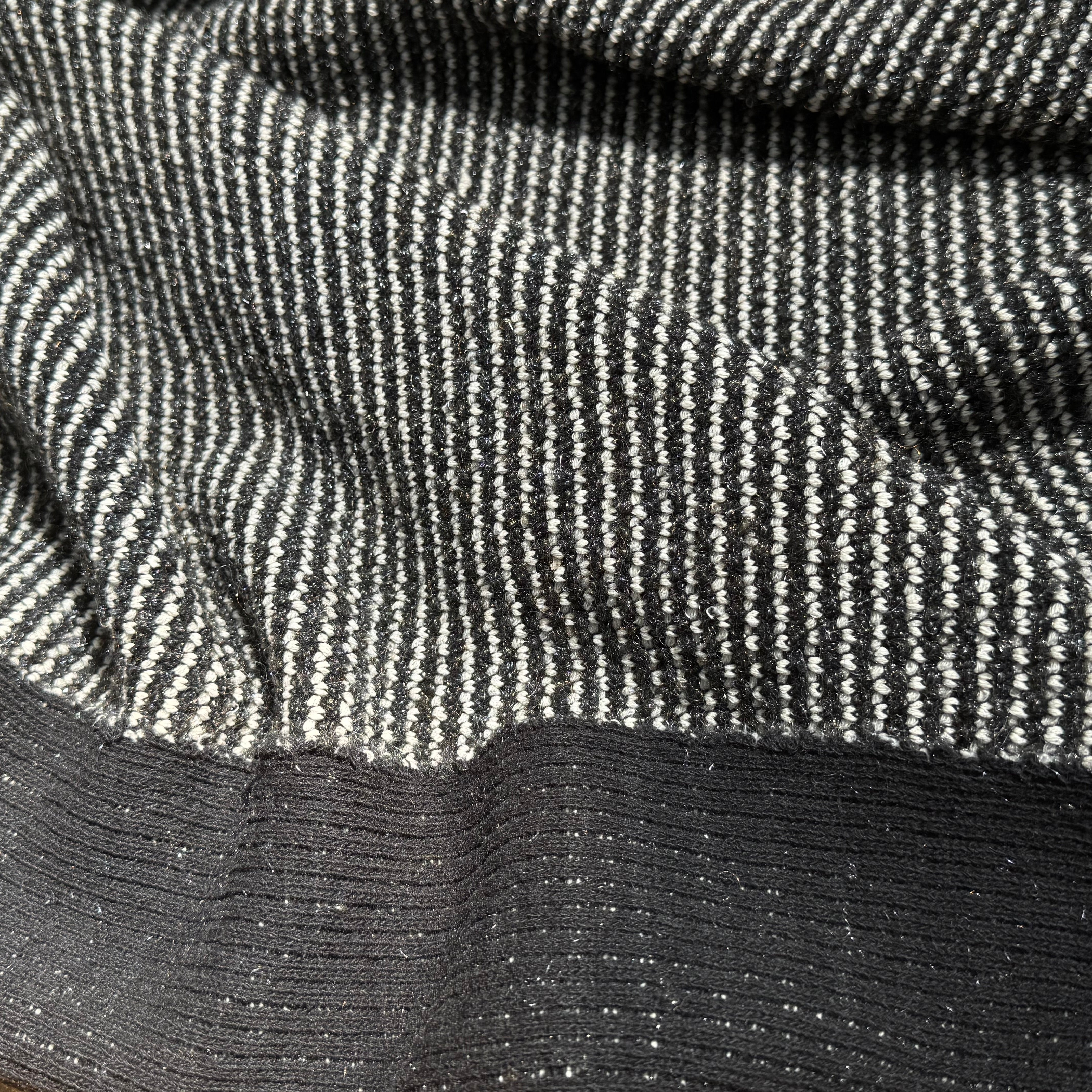 (Chute) TWEED DE LAINE BOUCLETTE STRETCH BLANC GRIS - My Little Coupon