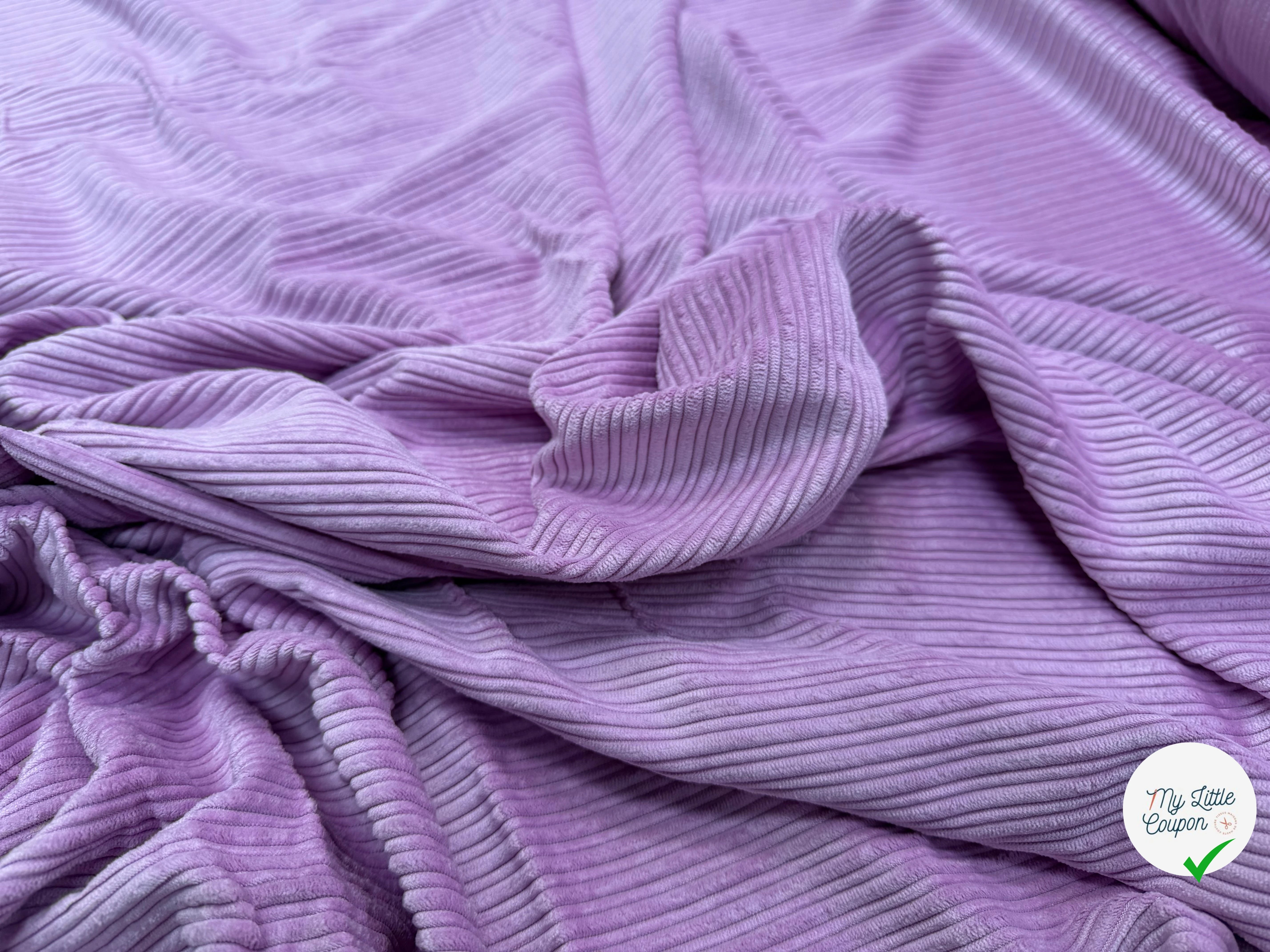 (Chute) VELOURS PUEBELA MAUVE - My Little Coupon