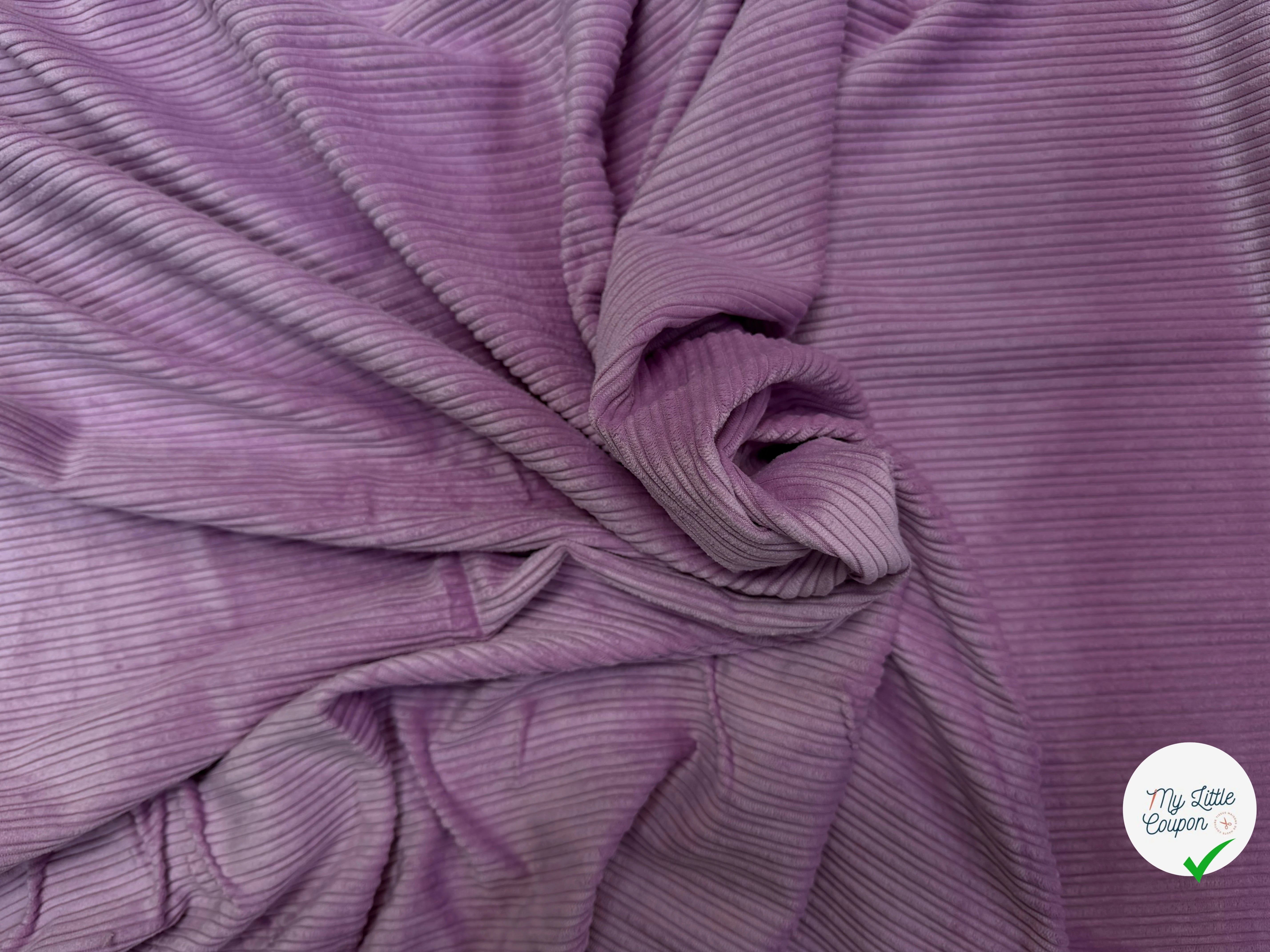 (Chute) VELOURS PUEBELA MAUVE - My Little Coupon