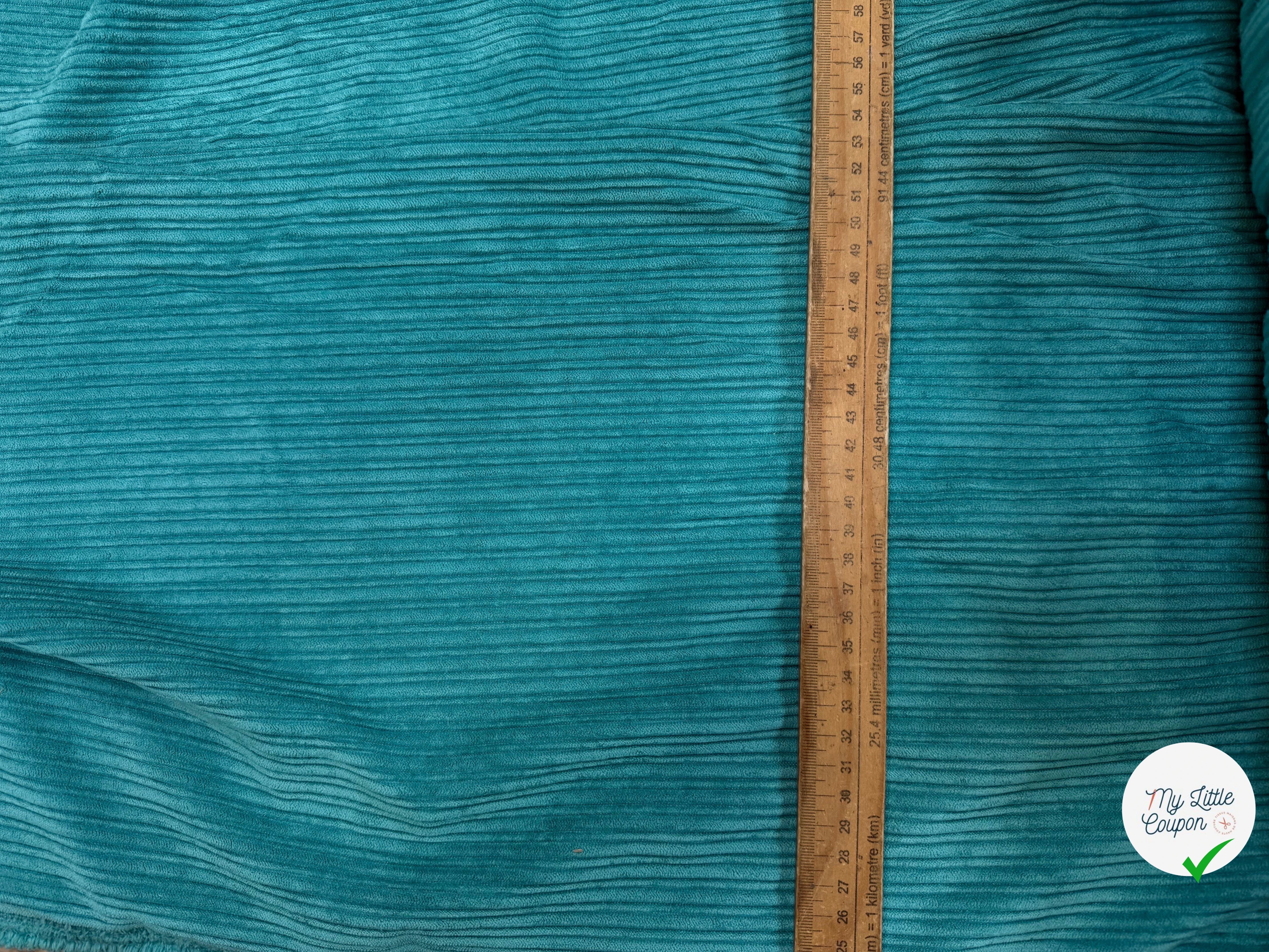 (Chute) VELOURS PUEBELA TURQUOISE - My Little Coupon