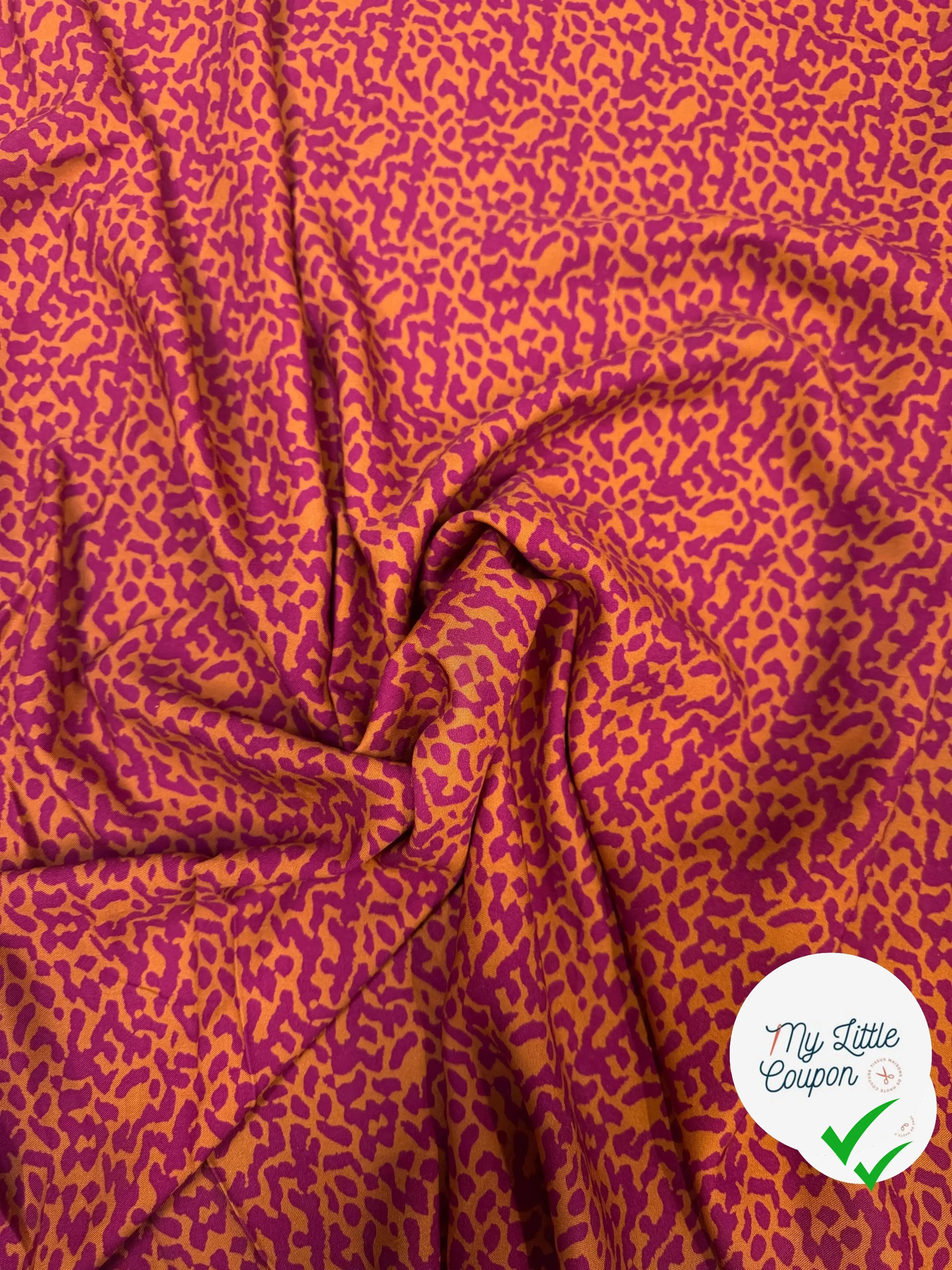 VISCOSE IMPRIMÉE FINEMENT SERGEE LEO - My Little Coupon