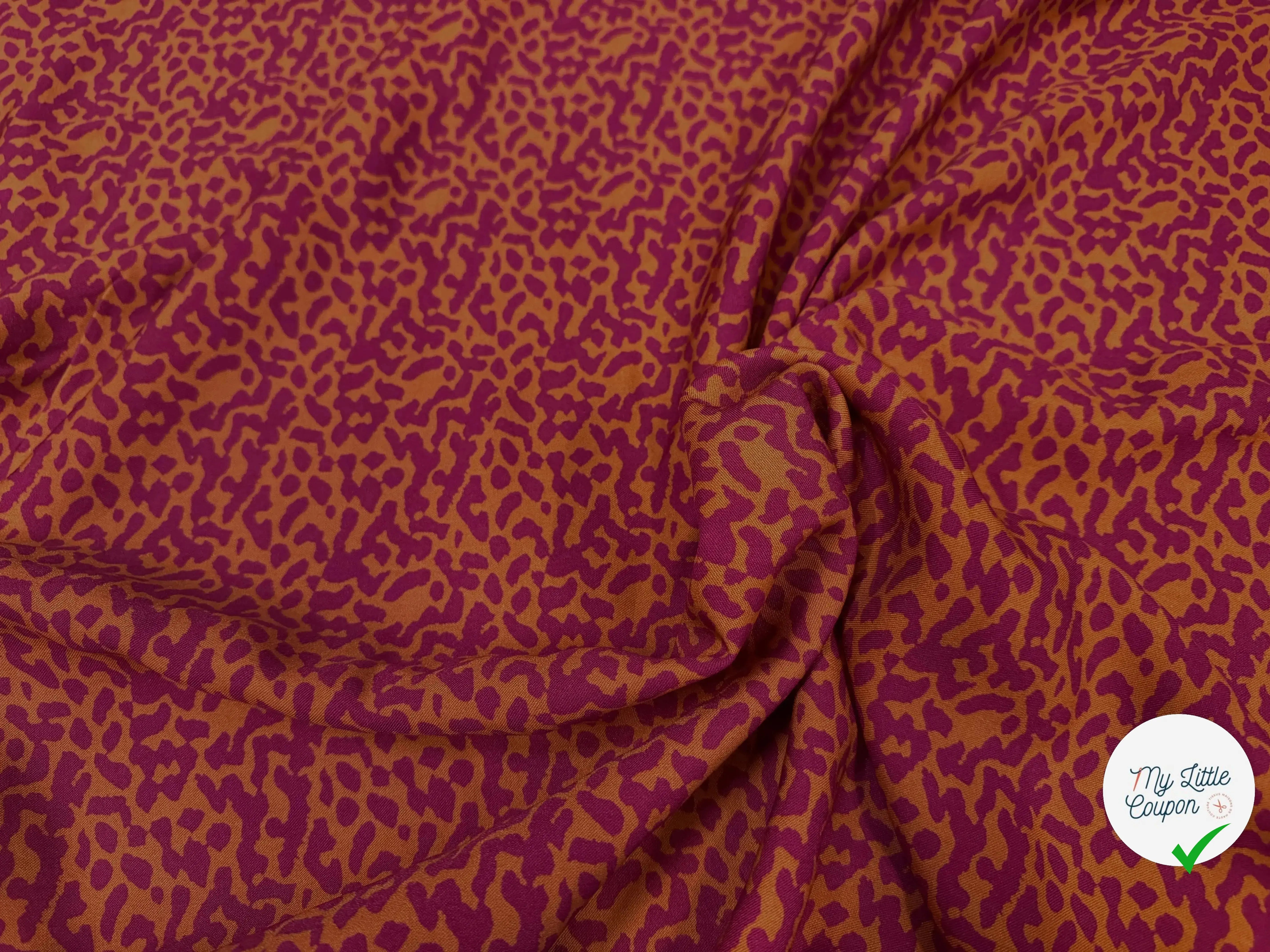 VISCOSE IMPRIMÉE FINEMENT SERGEE LEO - My Little Coupon